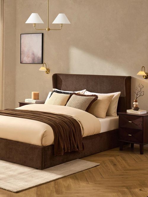 Berkeley Ottoman Storage Bed - Textured Cappuccino