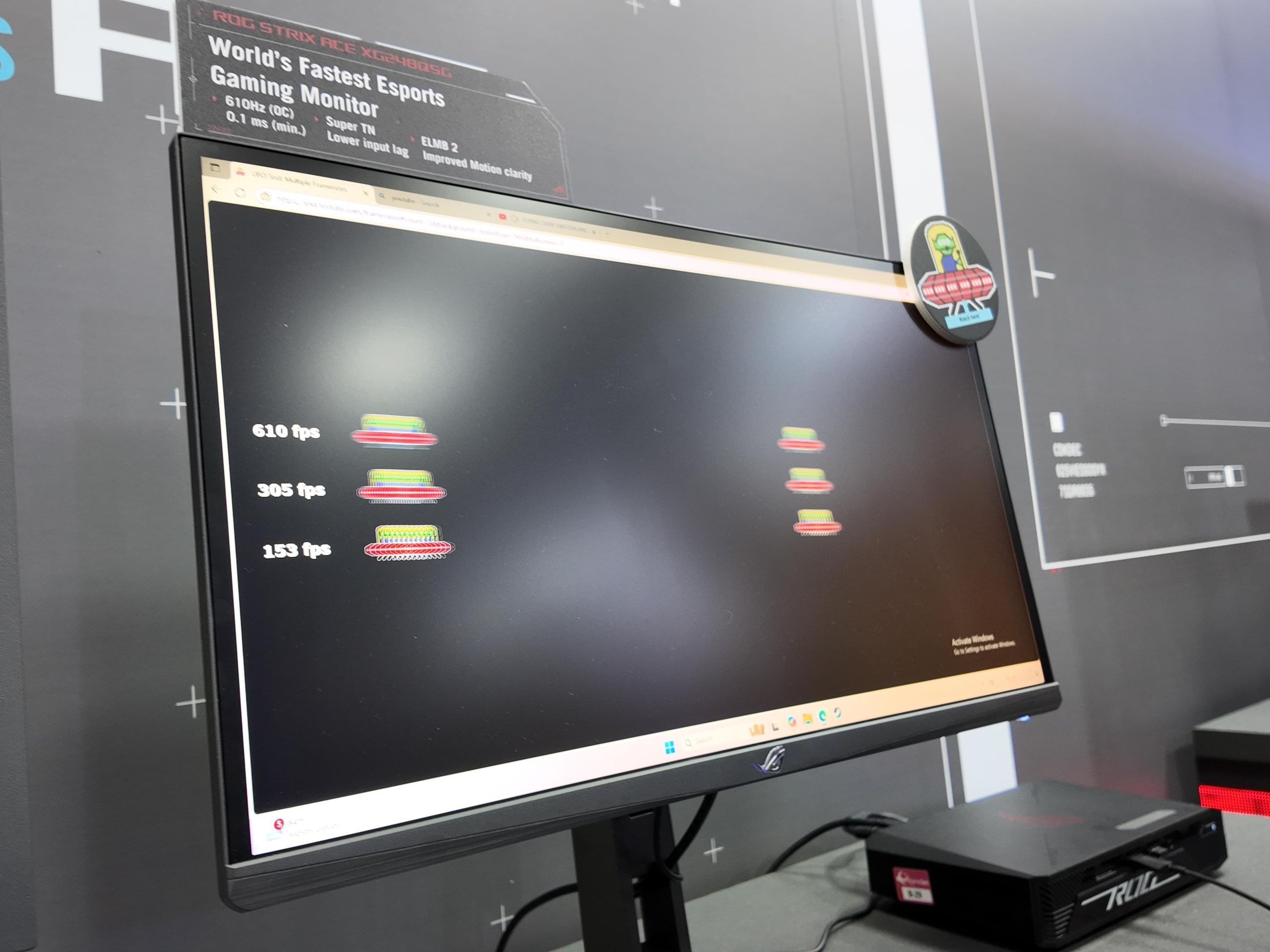 Asus has announced the world's first 610 Hz gaming monitor, and a