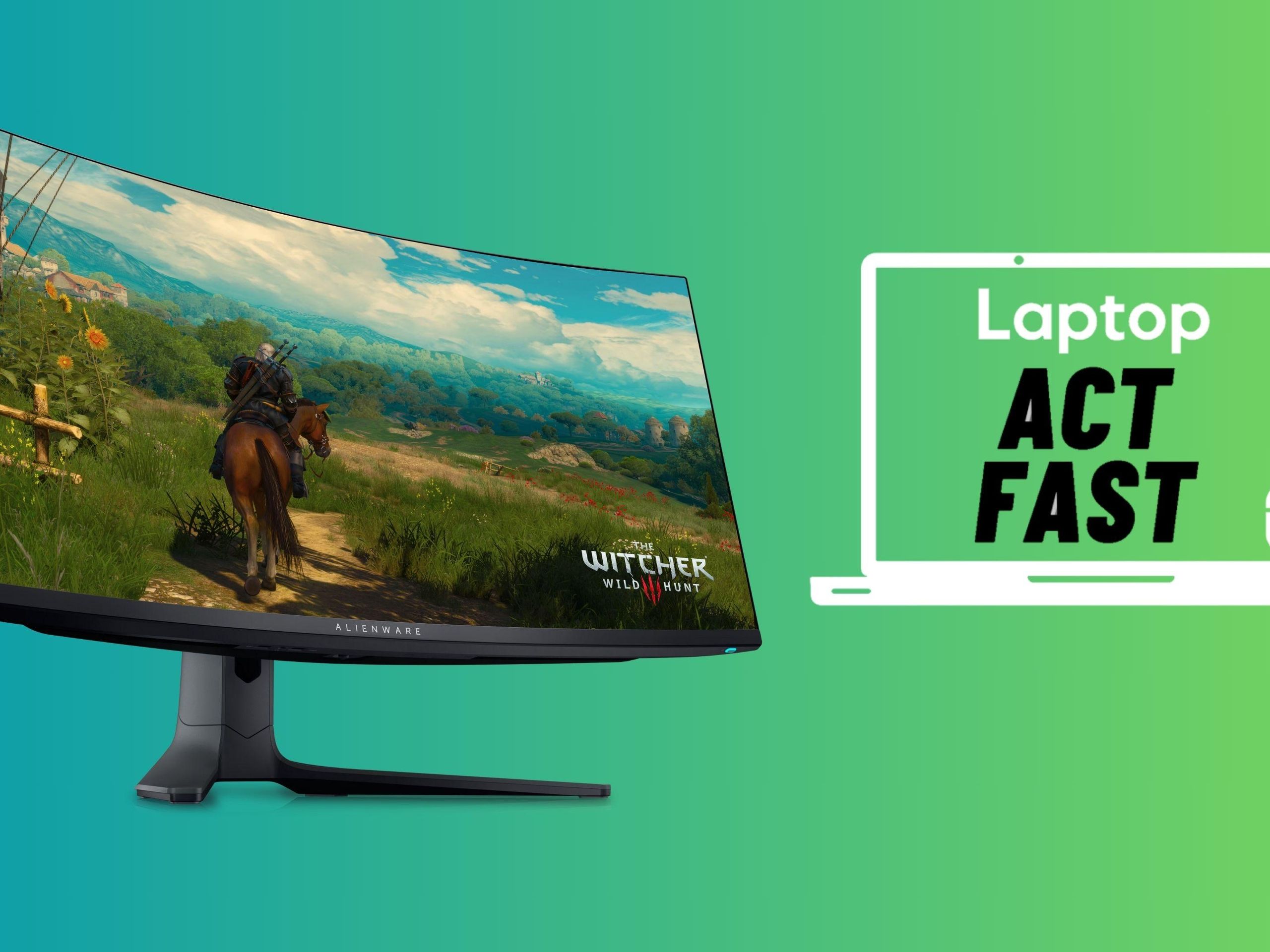 Act fast! Get this curved 34-inch Alienware gaming monitor for its
