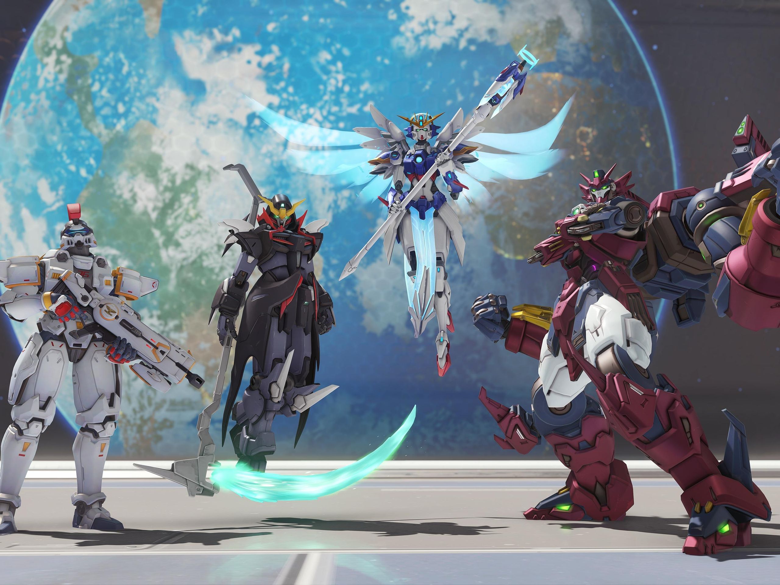 Overwatch 2's Gundam Wing Collab gets a gameplay trailer | Windows