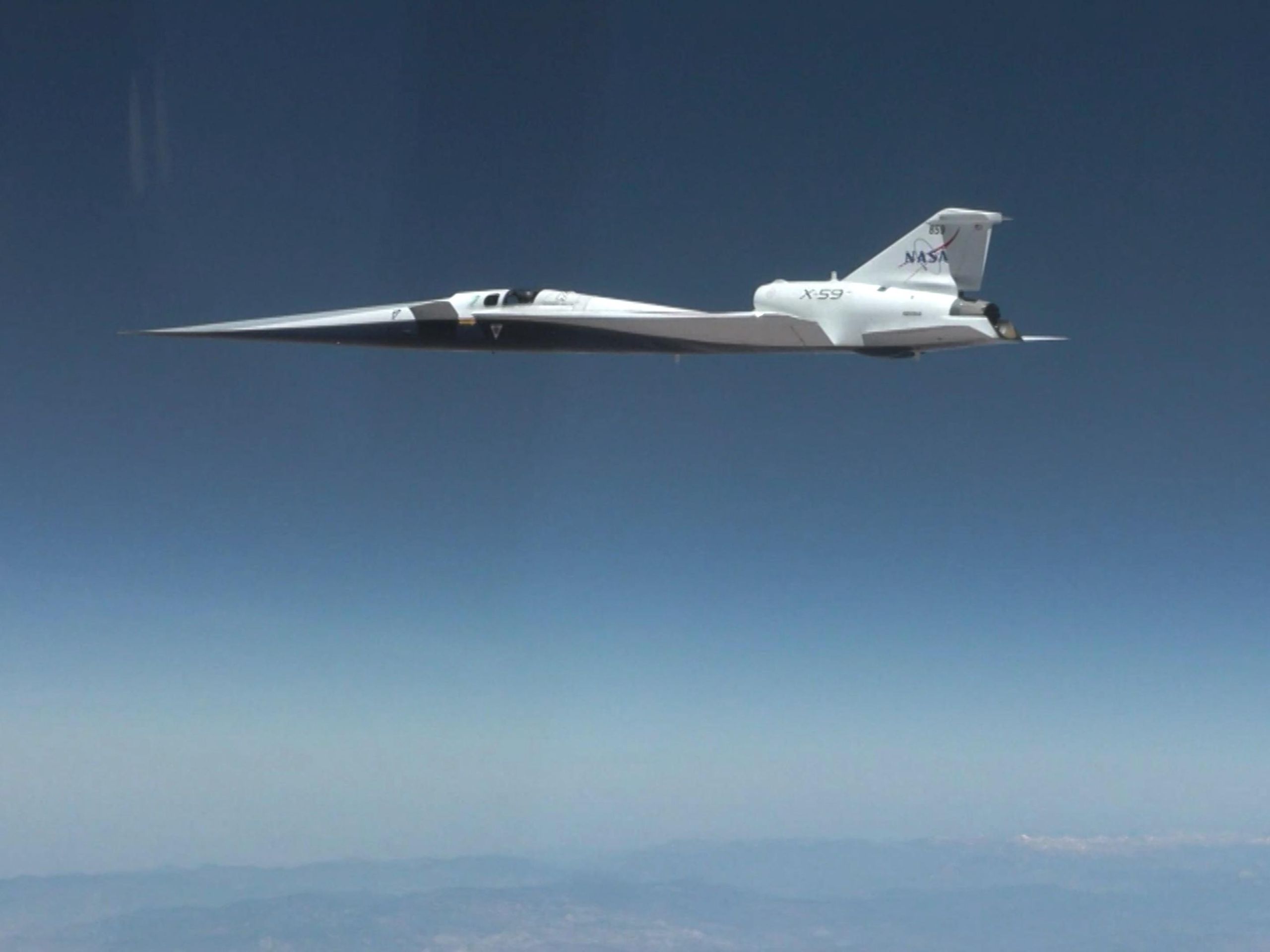 その他 NASA Going supersonic! NASA's X-59 jet breaks sound barrier for the 1st