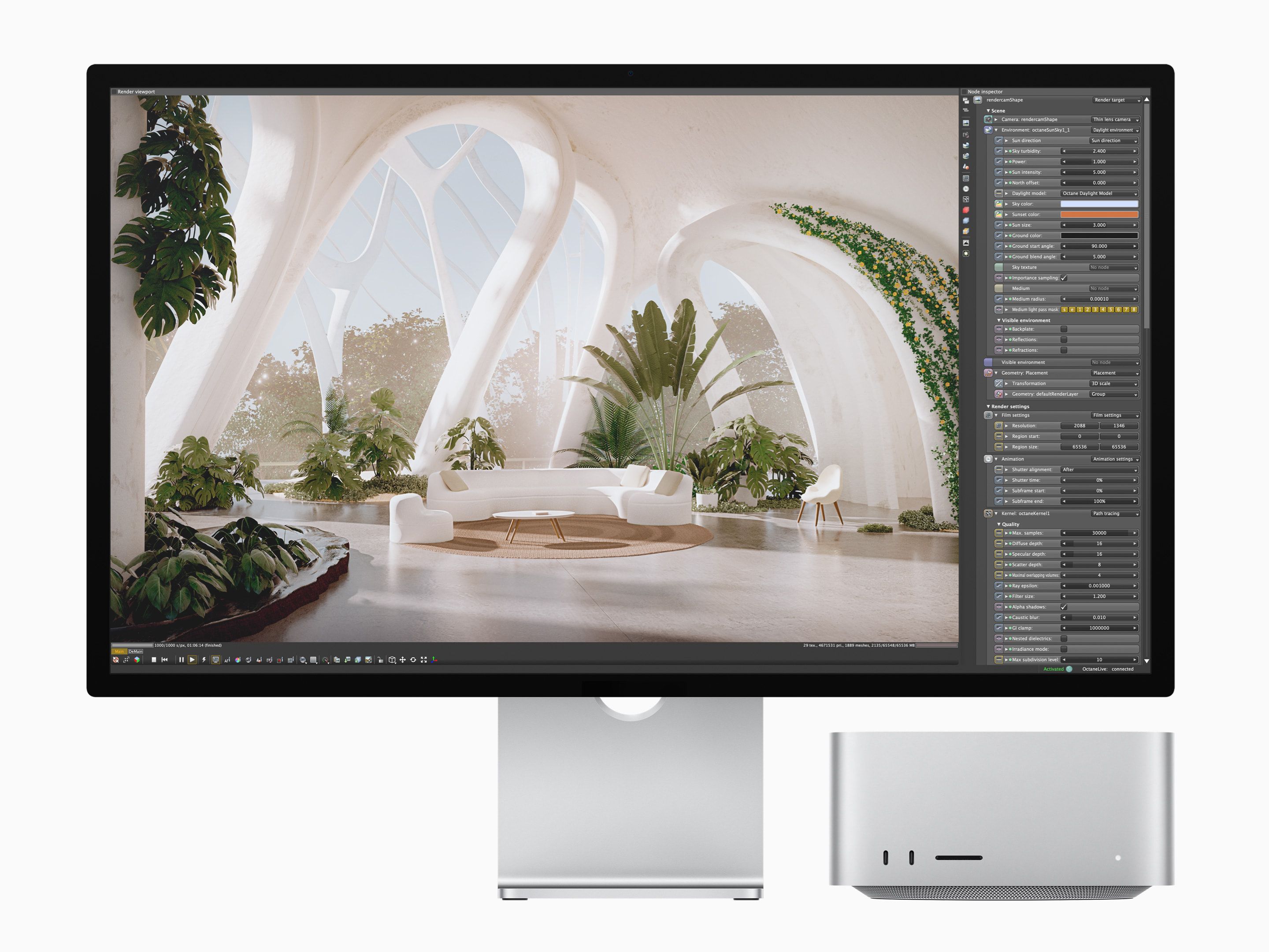 Macデスクトップ Mac Studio 2023 M2 Ultra 64GB/1TB Apple 2023 Mac Studio M2 Ultra 24-Core / 64GB RAM / 1TB SSD