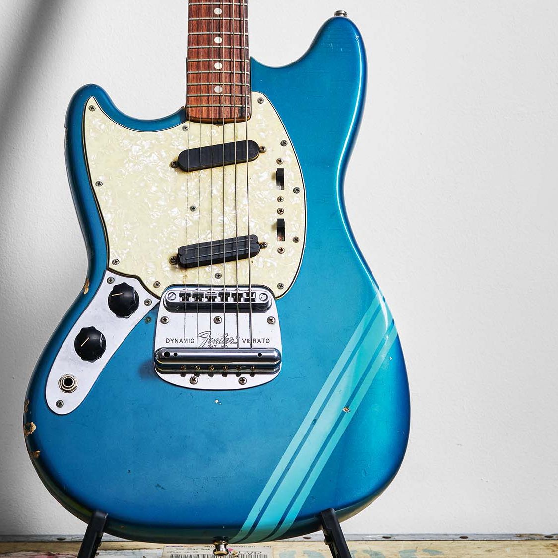 Kurt Cobain's 1969 Fender 'Competition' Mustang up-close | Guitar