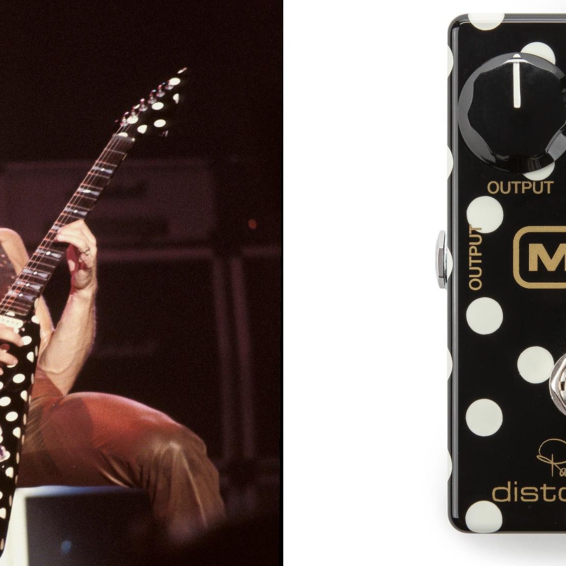 Randy harnessed its raw energy to slam his high-gain amplifier