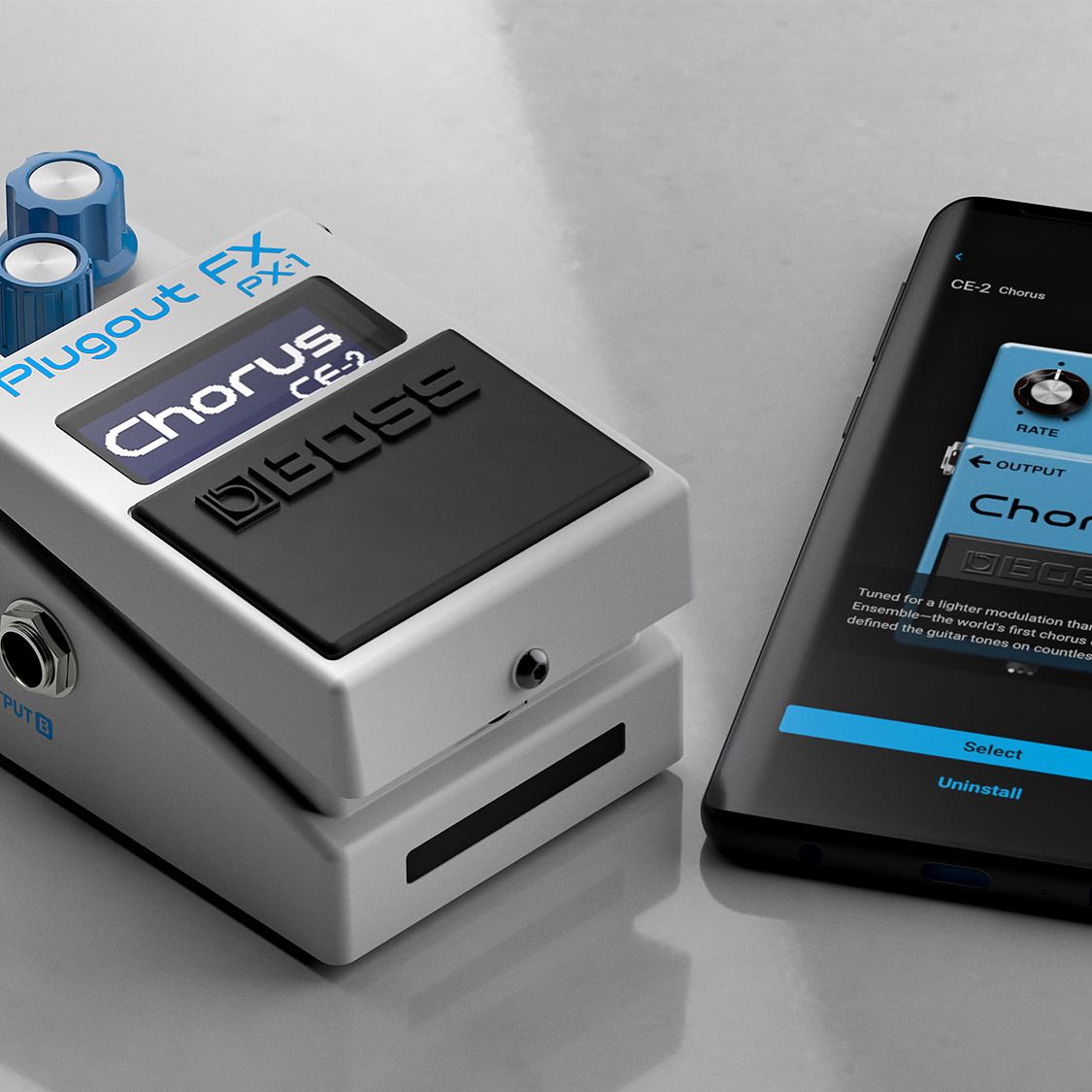 Each effect in the PX-1 delivers the genuine sound and response of