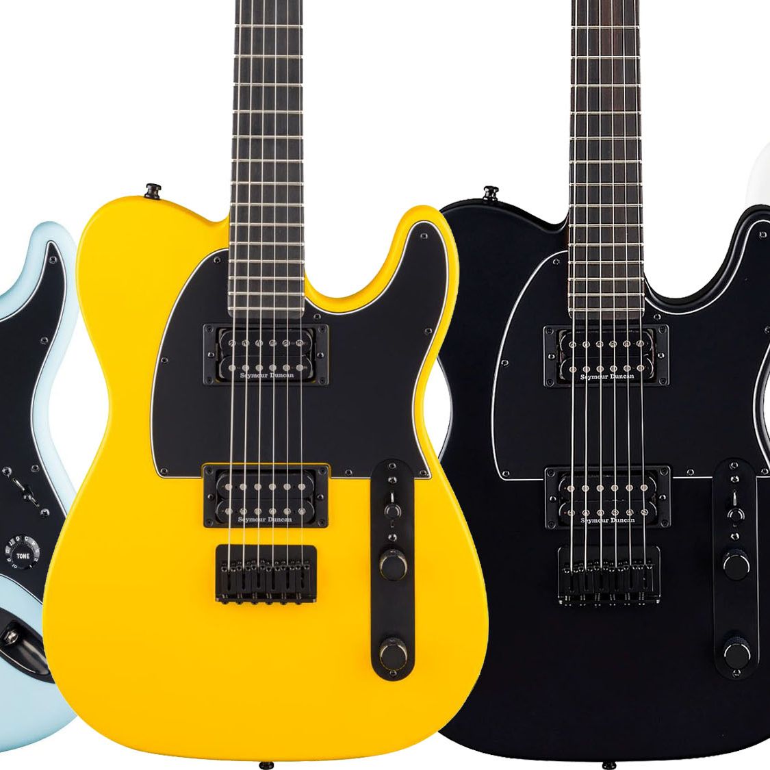 With locking tuners and hard-tail bridges, these are built to play