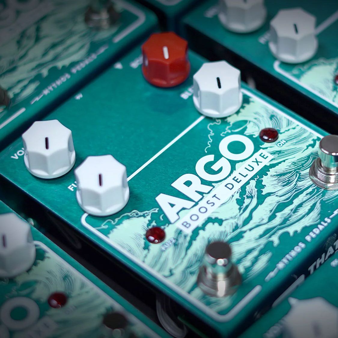 Instead of pairing a new booster inside this new pedal, think of
