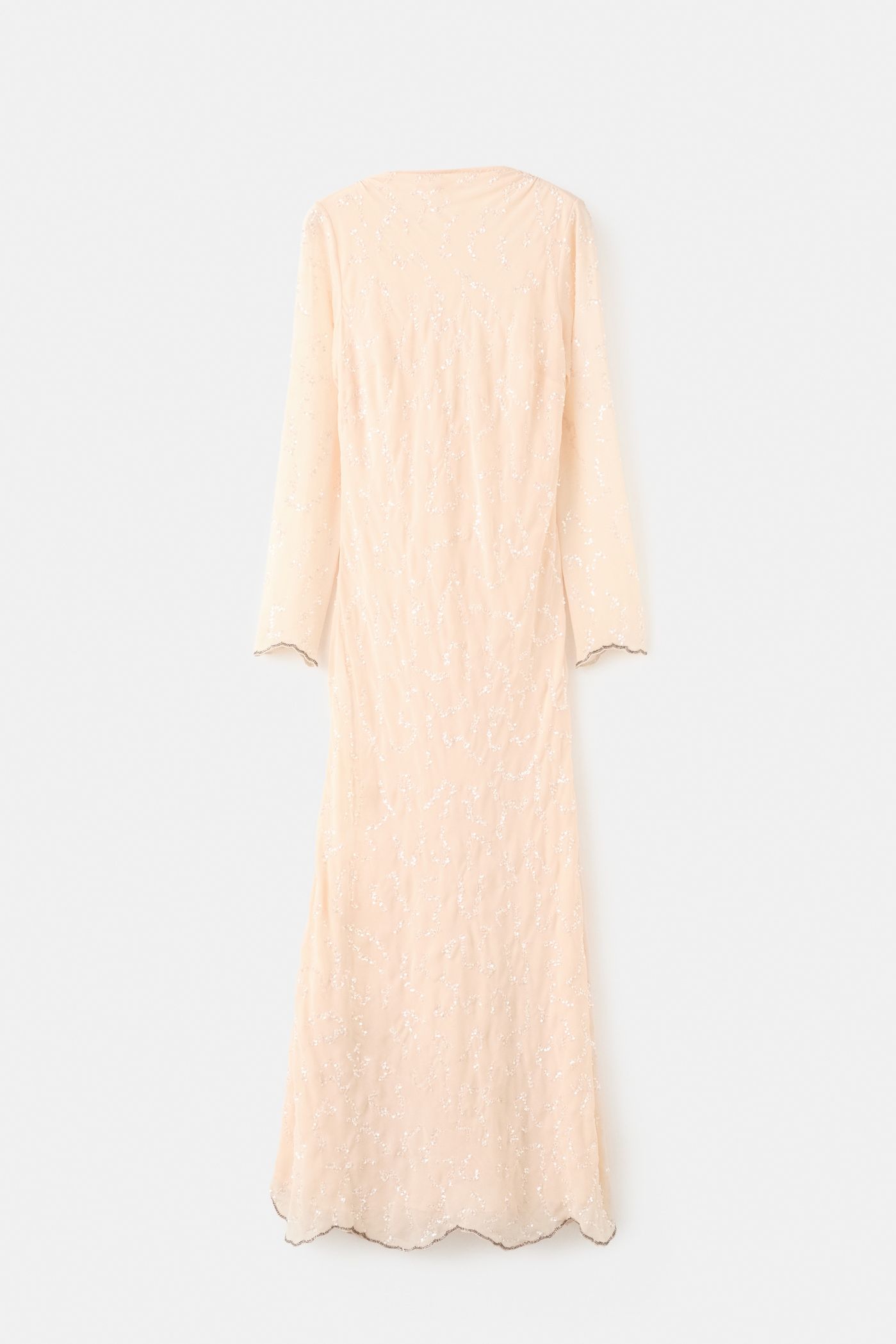 Sequin Dress With Open Back - Women | Mango Usa