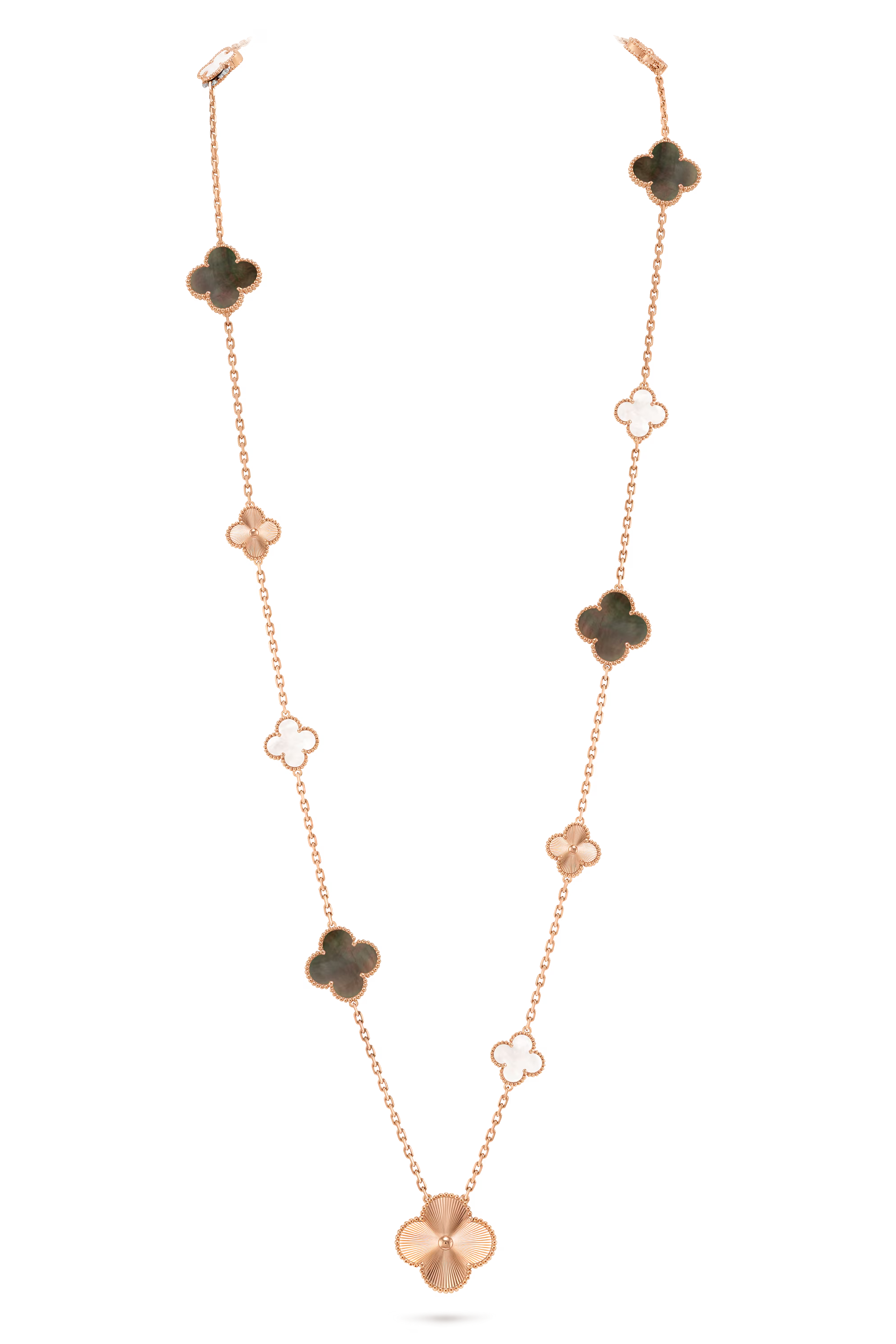 Van Cleef &amp;amp; Arpels, Magic Alhambra Transformable Long Necklace, 15 motifs
