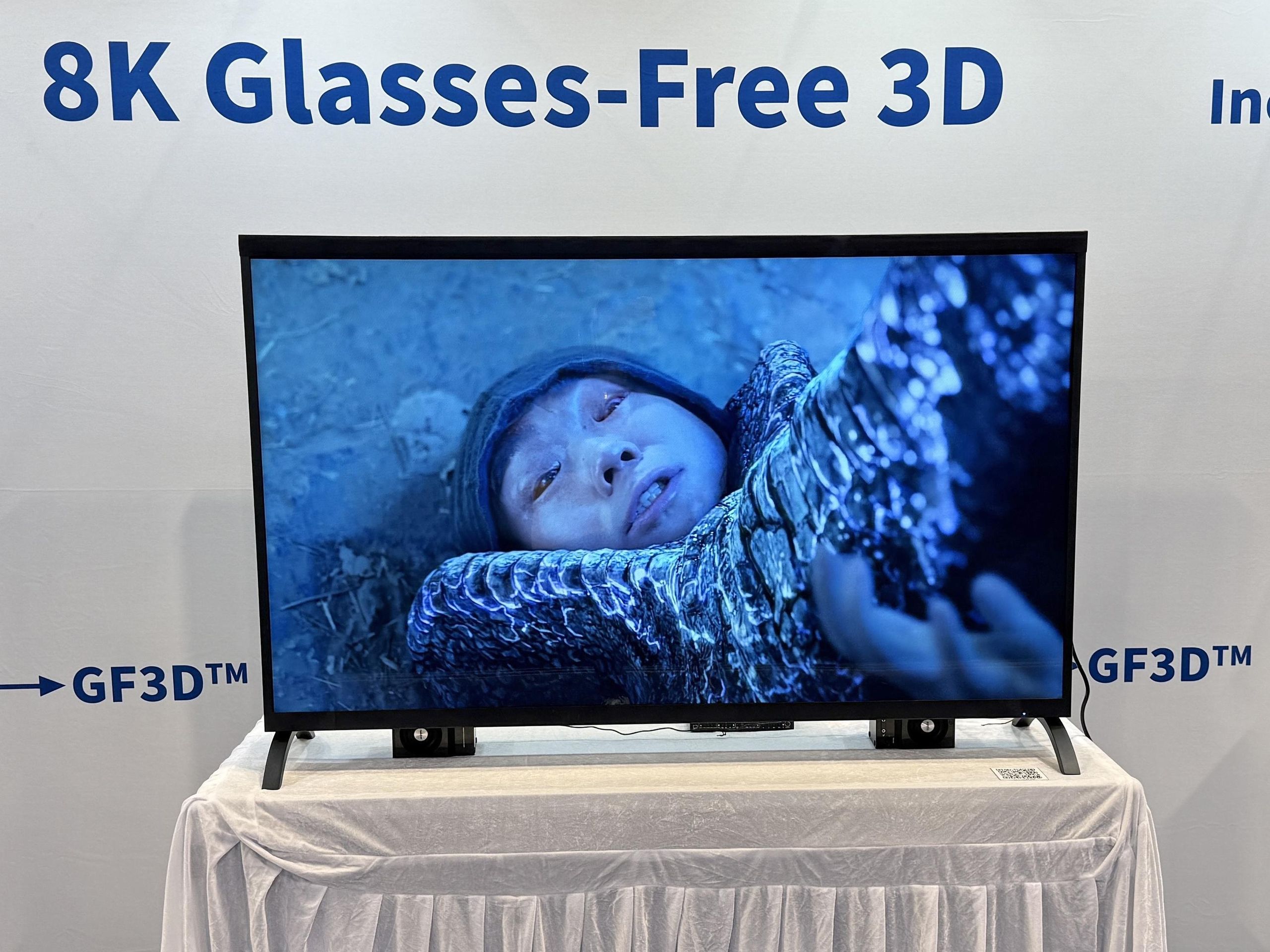 I saw 2 next-gen 3D TVs without glasses that use a new tech that