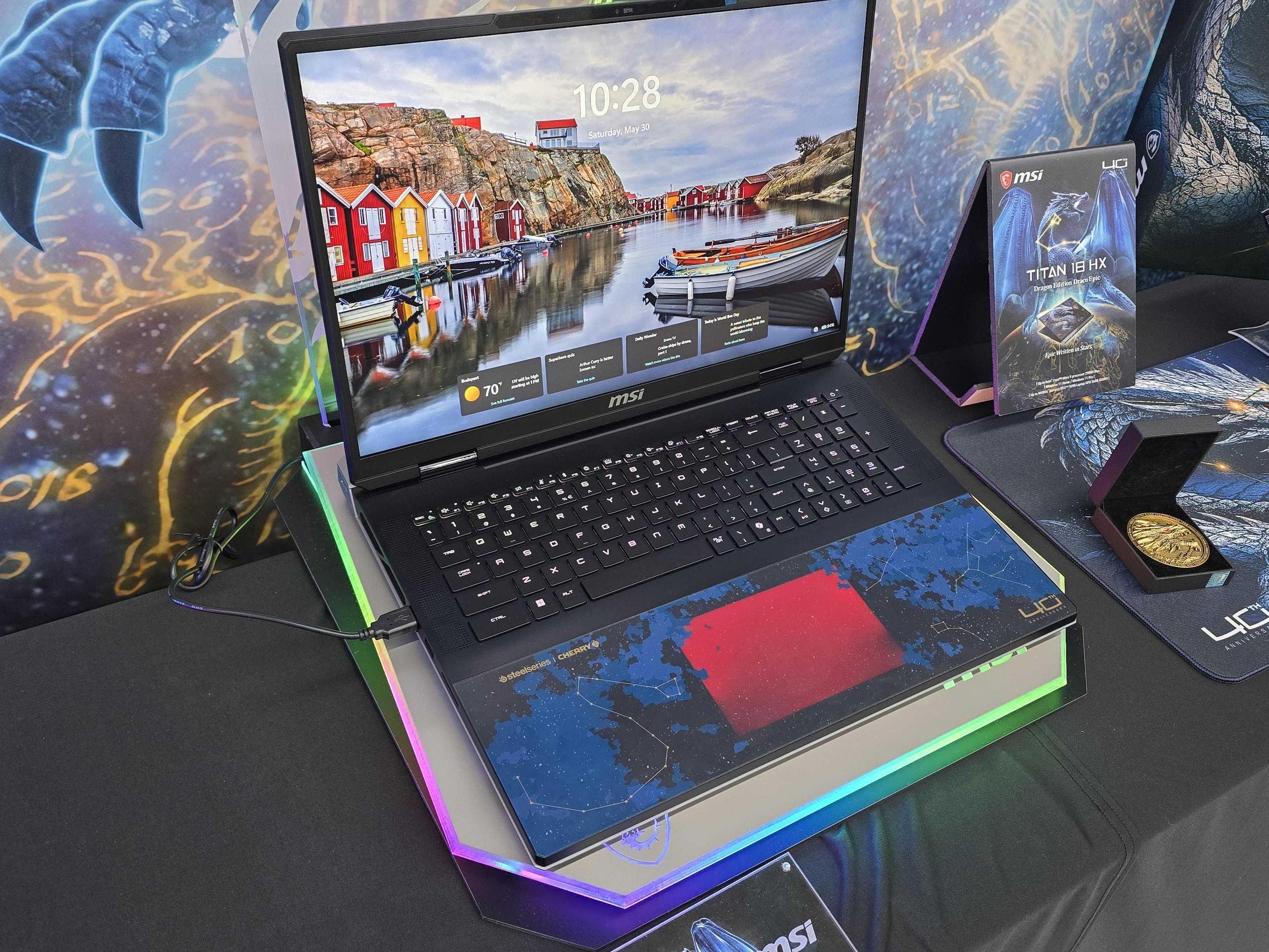 MSI's special edition Titan 18HX gaming laptop is incredibly over