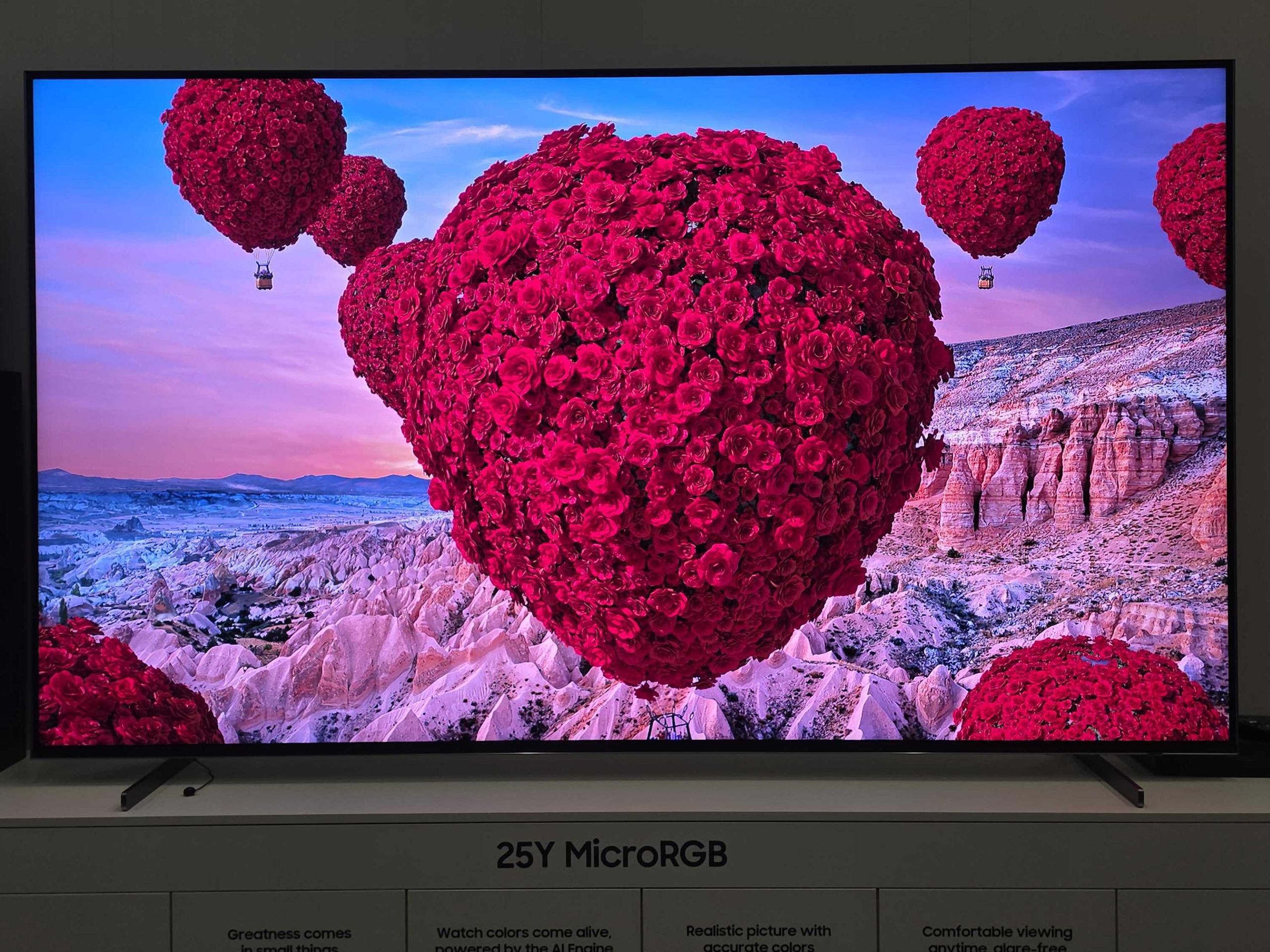 I stood in the shadow of Samsung's gigantic Micro RGB TV at IFA