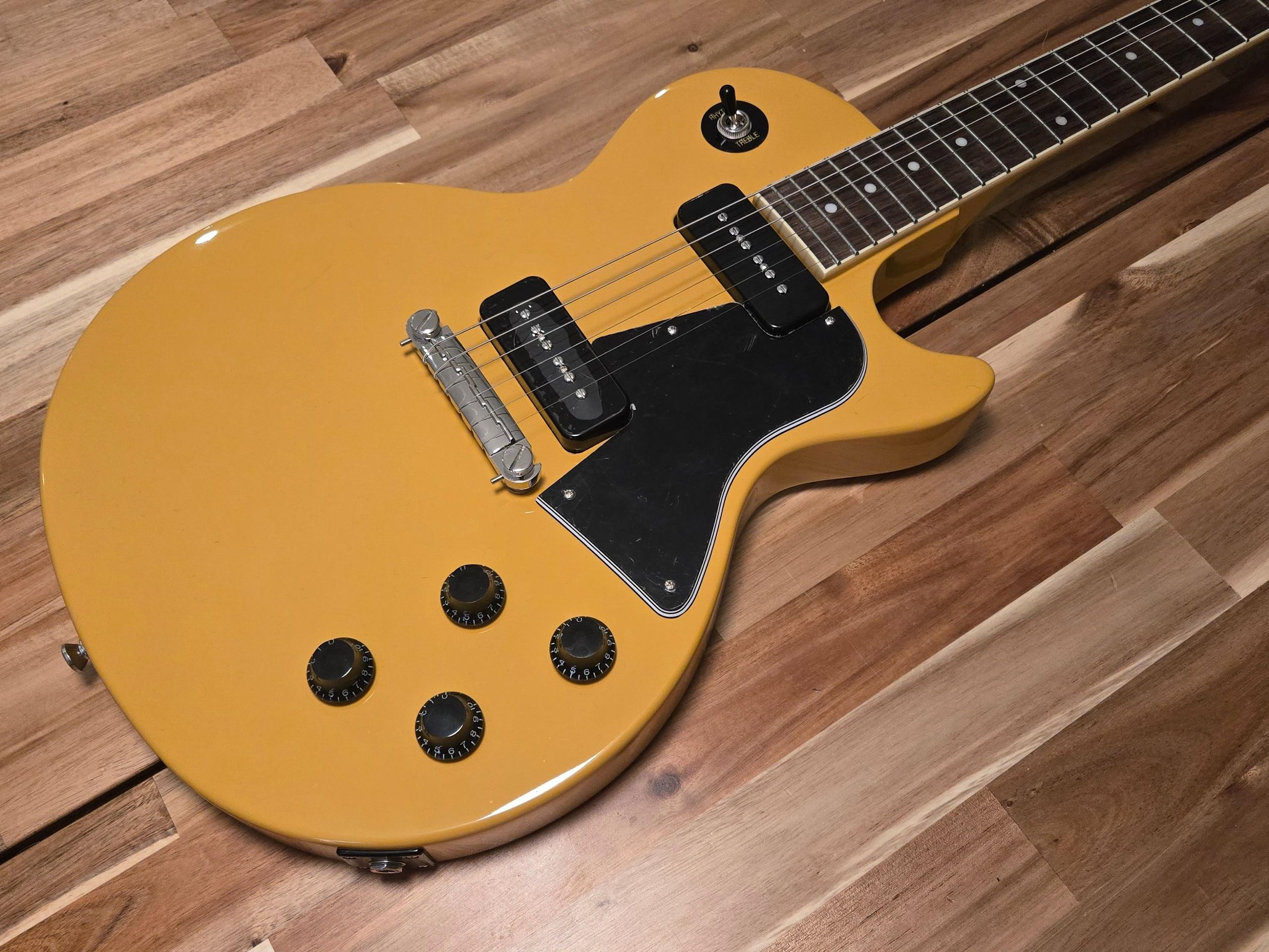 Epiphone Les Paul ゴールドP90 Epiphone 1956 Les Paul Standard Pro Metallic Goldtop | MUSIC