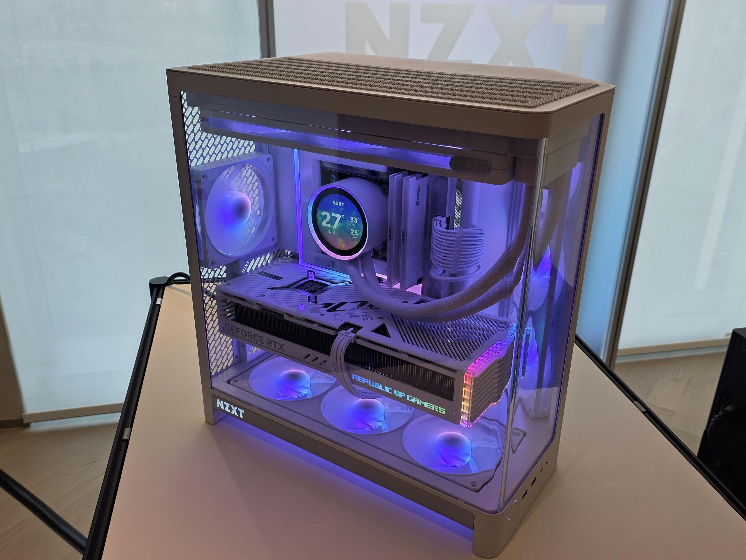 NZXT showcases H6 mid-tower chassis, new Ultra RGB fans, and a