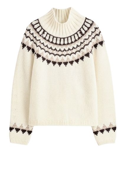 COS, Fair Isle Wool-Cashmere Sweater