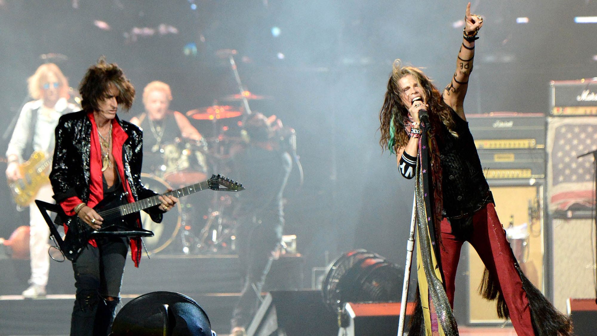 Joe Perry on his 'Walk This Way' Guild Blade Runner guitar