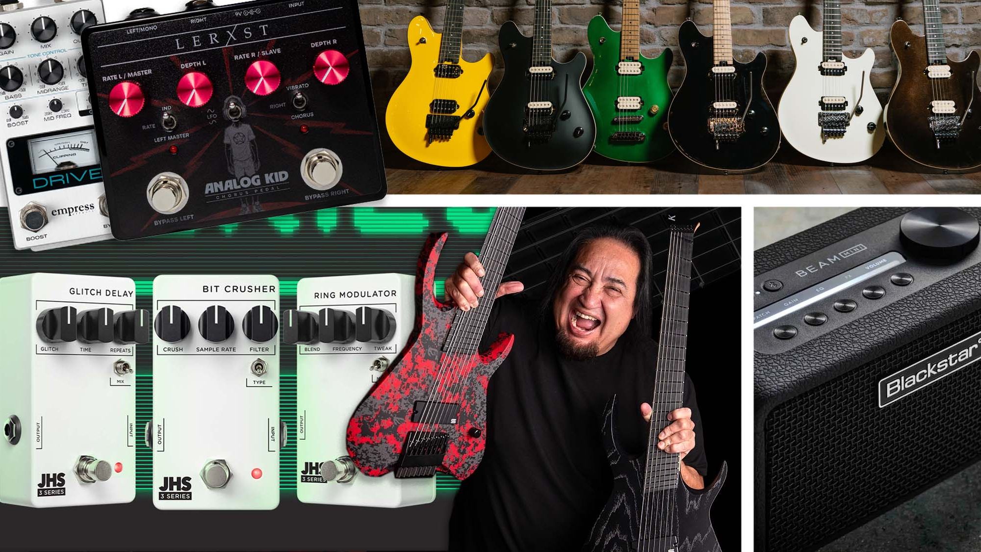 Gear round-up: all the guitars, amps and pedals (09.05.26