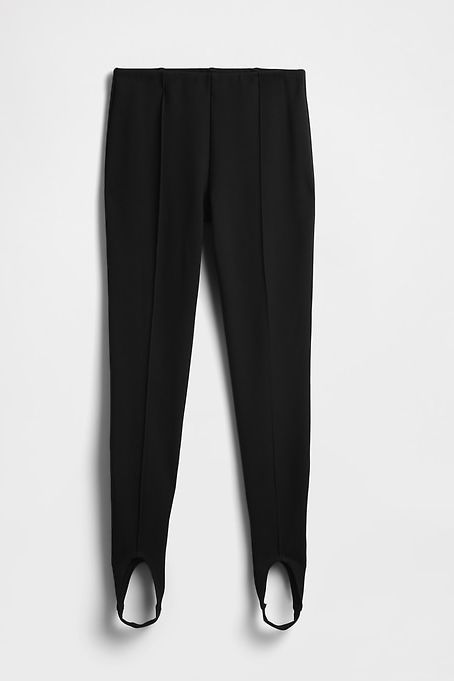 High Rise Double Knit Stirrup Pants