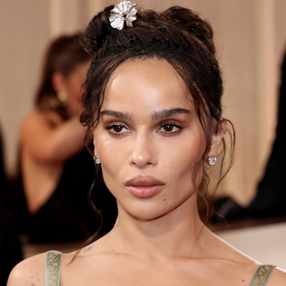 Zo Kravitz Goes for Boudoir-Inspired Saint Laurent at the 2026 Golden  Globes | Marie Claire