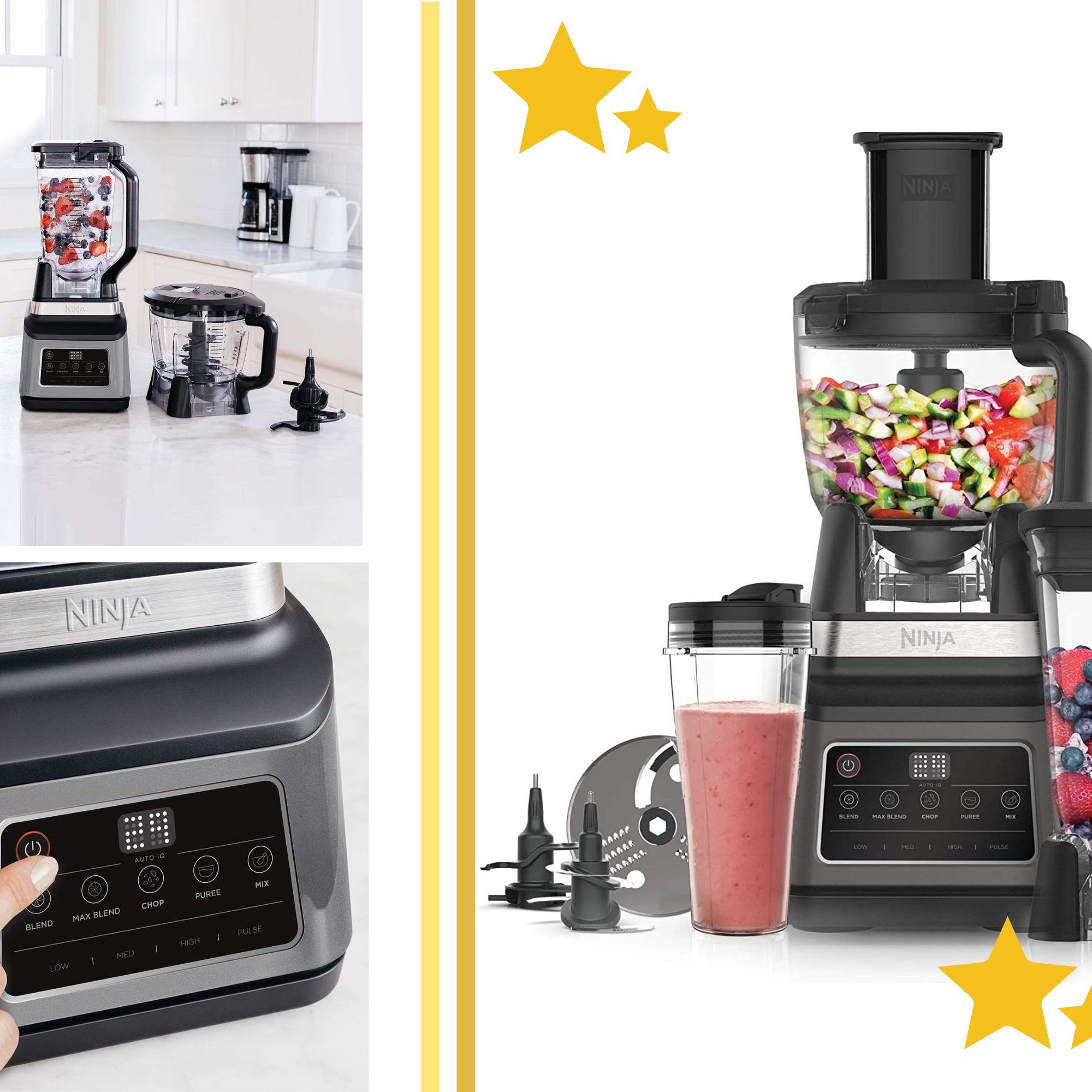 Save 30% on the Ninja 3-in-1 Food Processor and Blender on Amazon