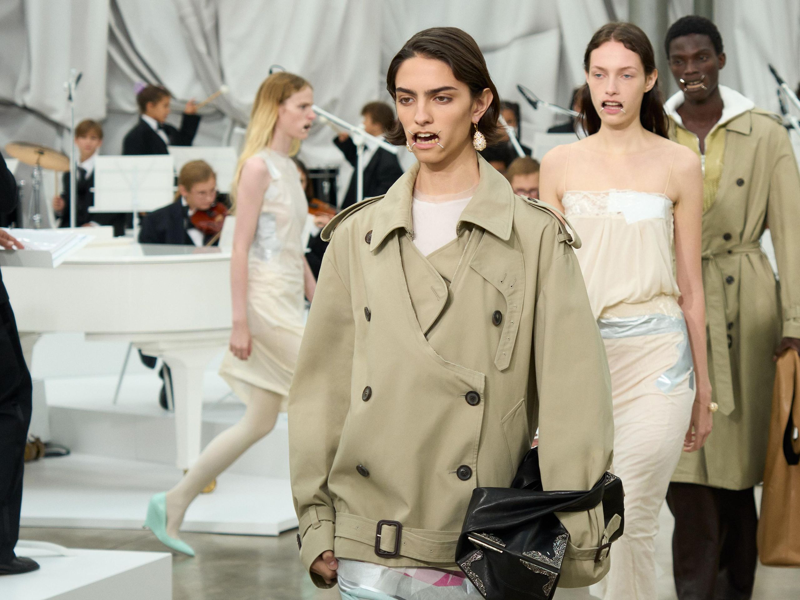 Glenn Martens Makes His RTW Debut at Maison Margiela in Paris
