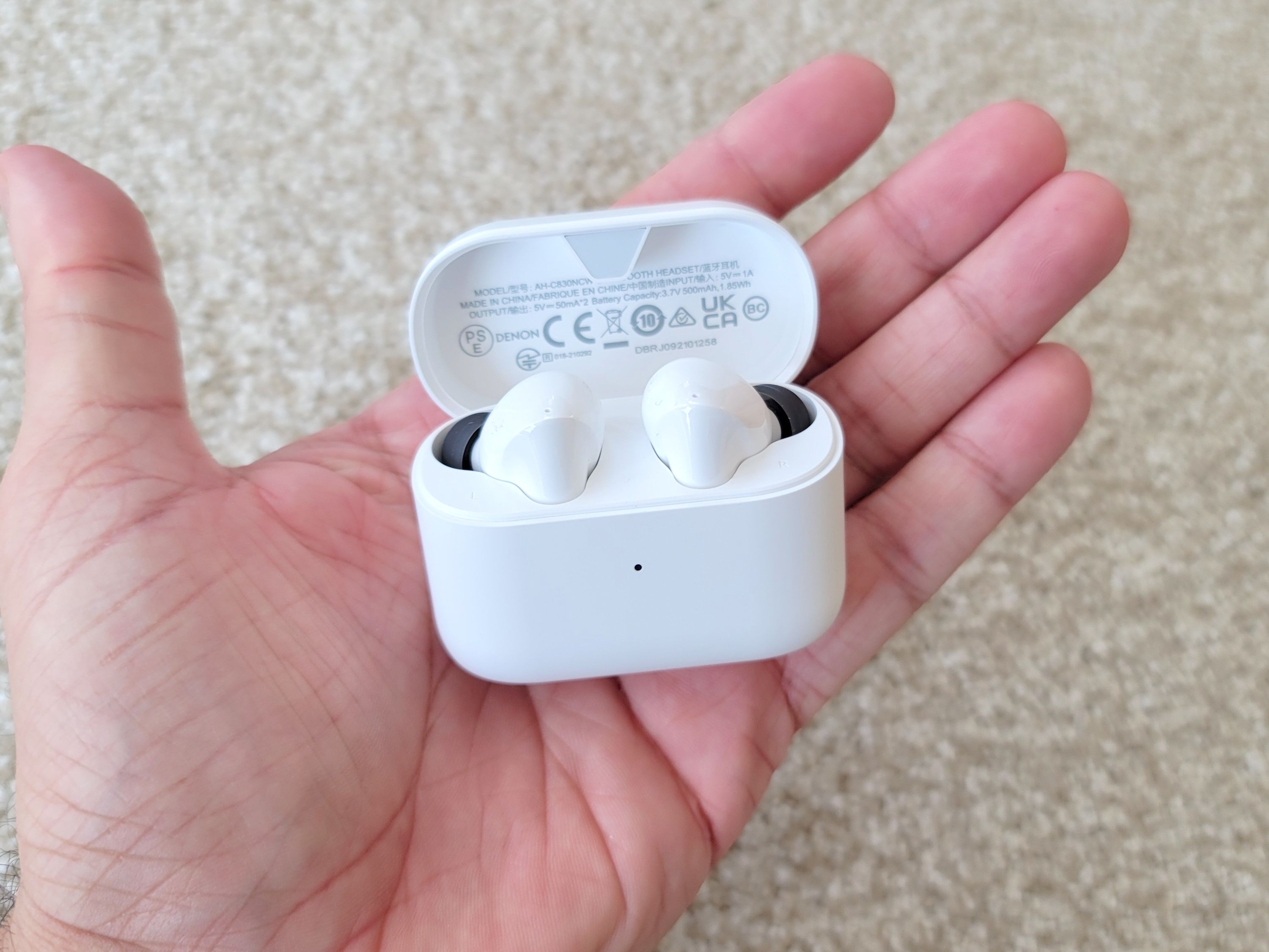 DENON - 新製品　DENON AH-C830NCW White AH-C830NCW - True Wireless In-Ear Headphones with Active