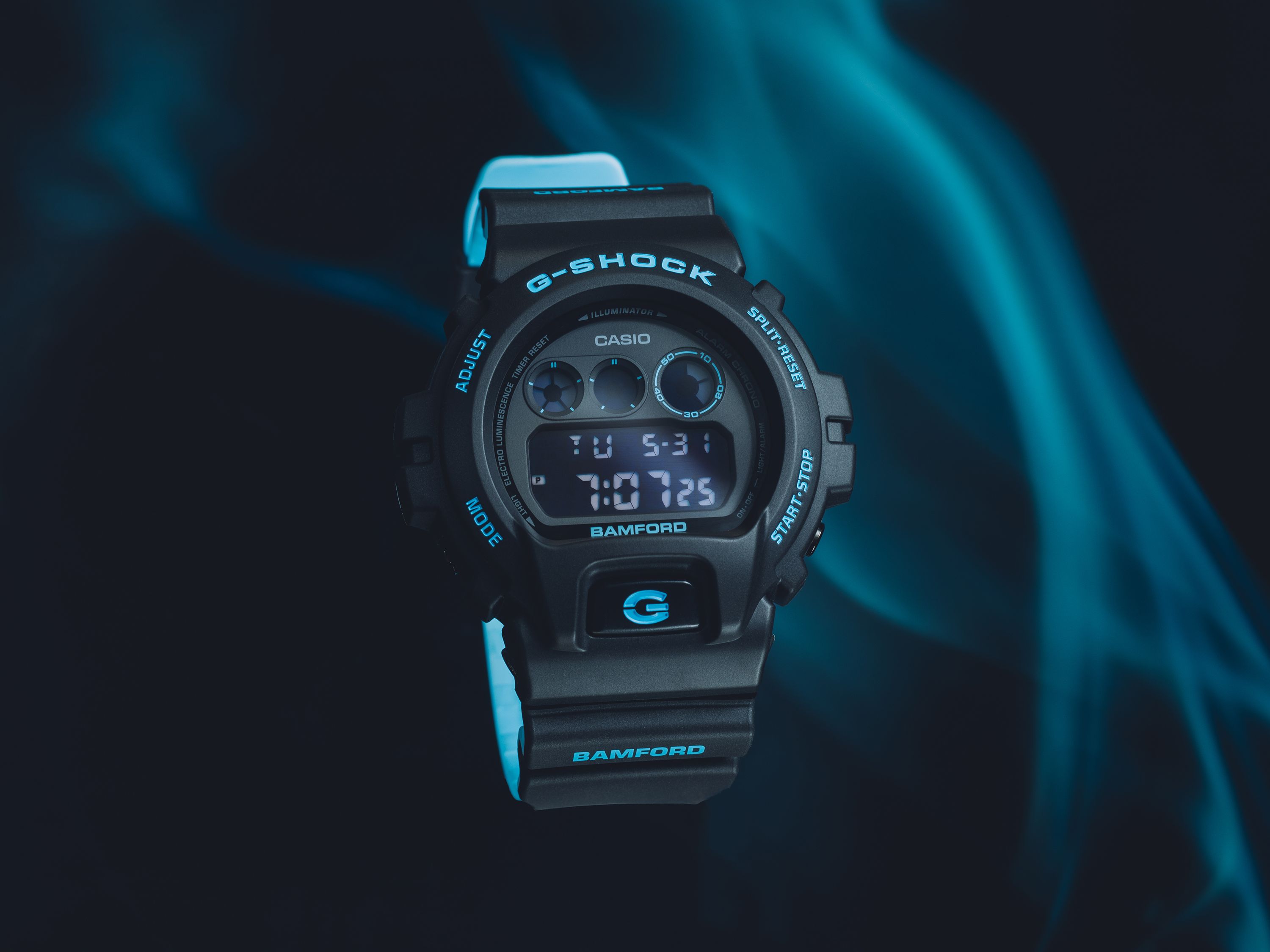 時計 G-SHOCK x BAMFORD DW-6900BWD-1JR DW6900BWD-1 | G-SHOCK DIGITAL Black | CASIO