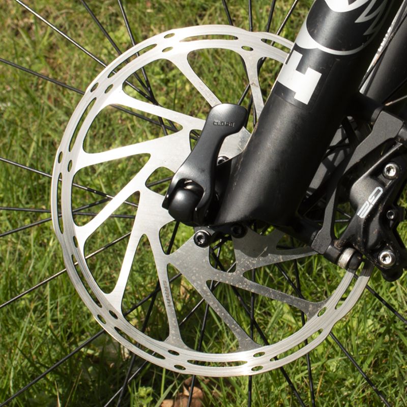 Mechanical Disc Brakes On A Mountain Bike And Rear BUCKLOS