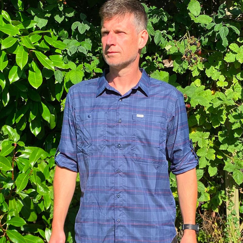 Camicia Columbia Silver Ridge 2.0 Uomo - Maniche Lunghe, Protezione UV UPF 50, Tessuto Tecnico Per Escursionismo