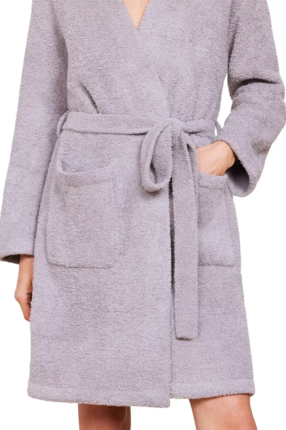 Barefoot Dreams Cozychic Solid Knee-Length Robe
