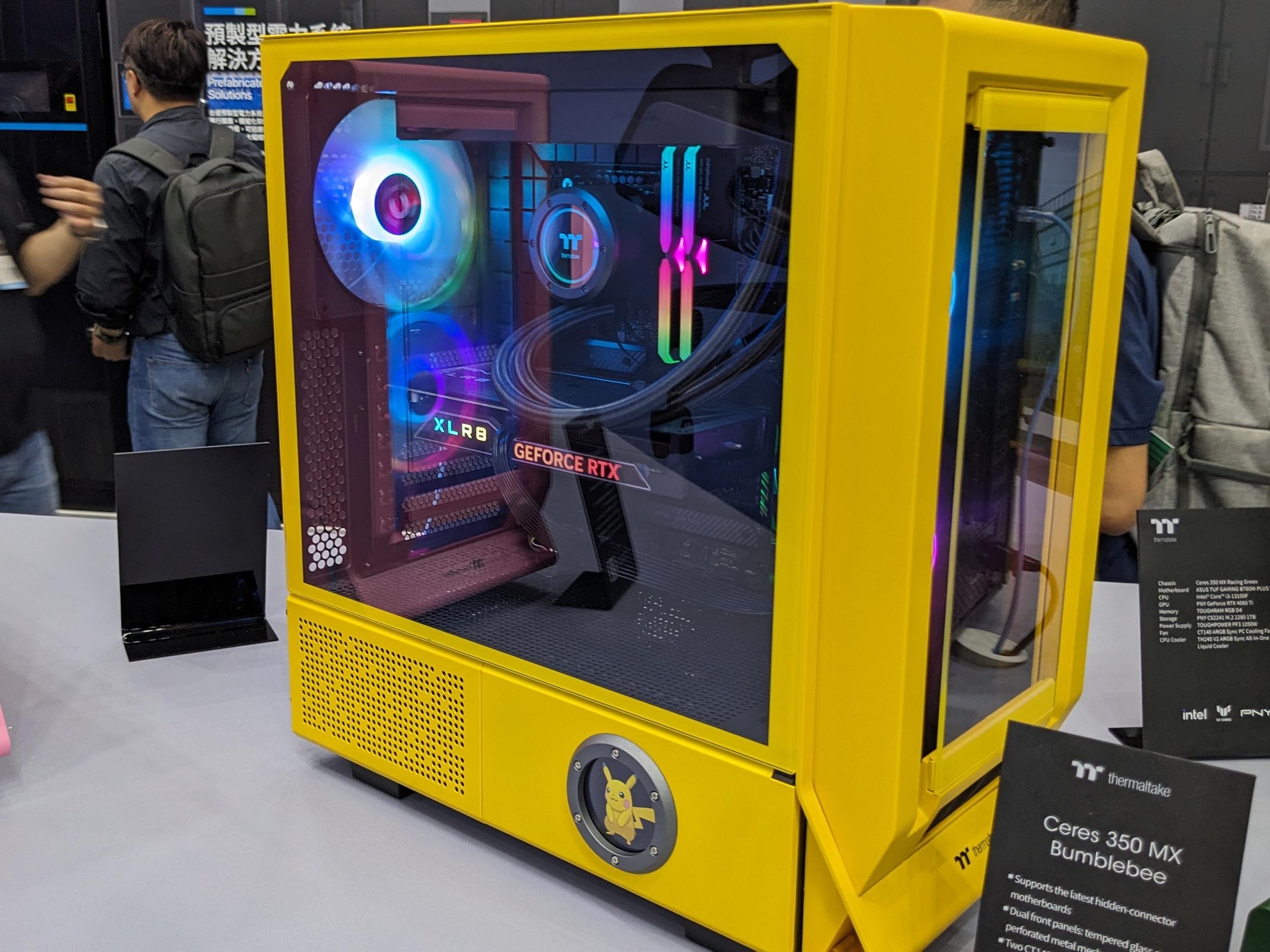 PCケース(自作PC用) Thermaltake 350MX Bumblebee & LCD Screen PCケース(自作PC用) Thermaltake 350MX Bumblebee & LCD Screen