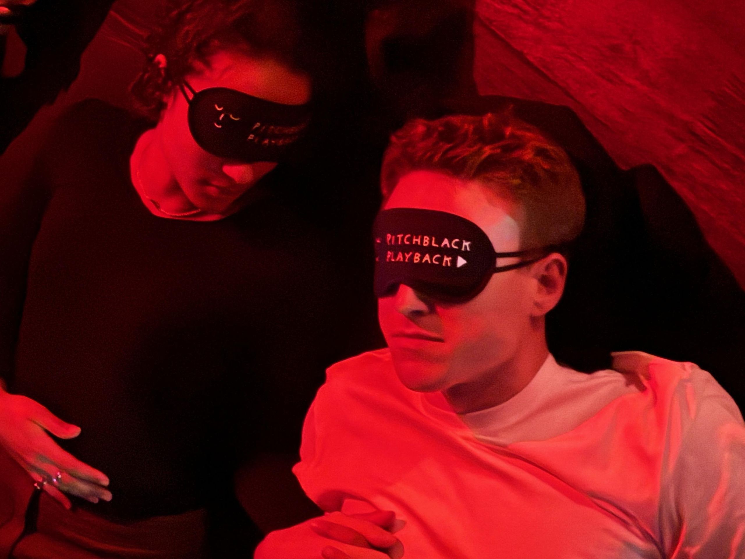 I went to a listening session held in total darkness, and I'll