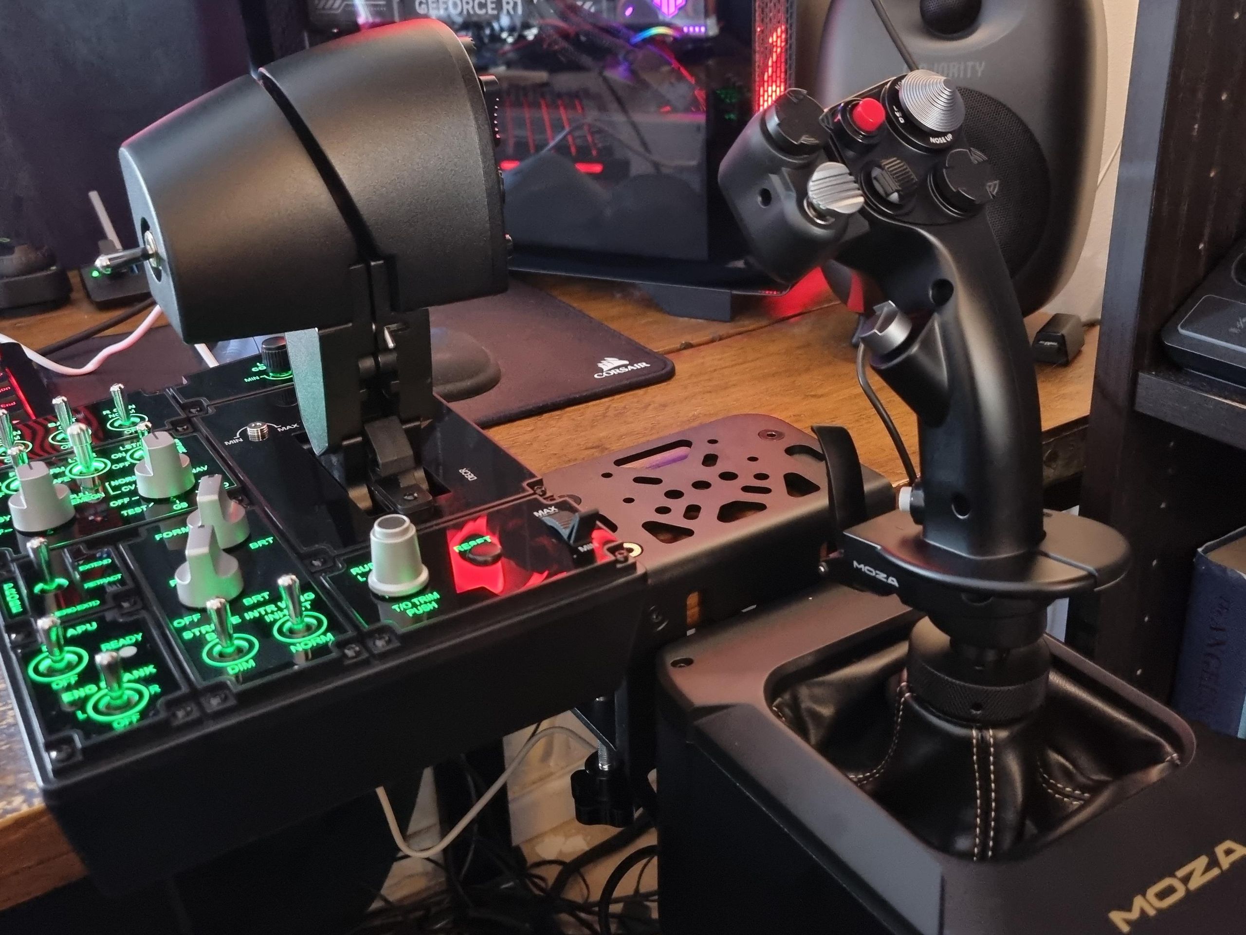 Moza AB9 FFB Base + MH16 Flightstick + MTP Throttle review | PC Gamer