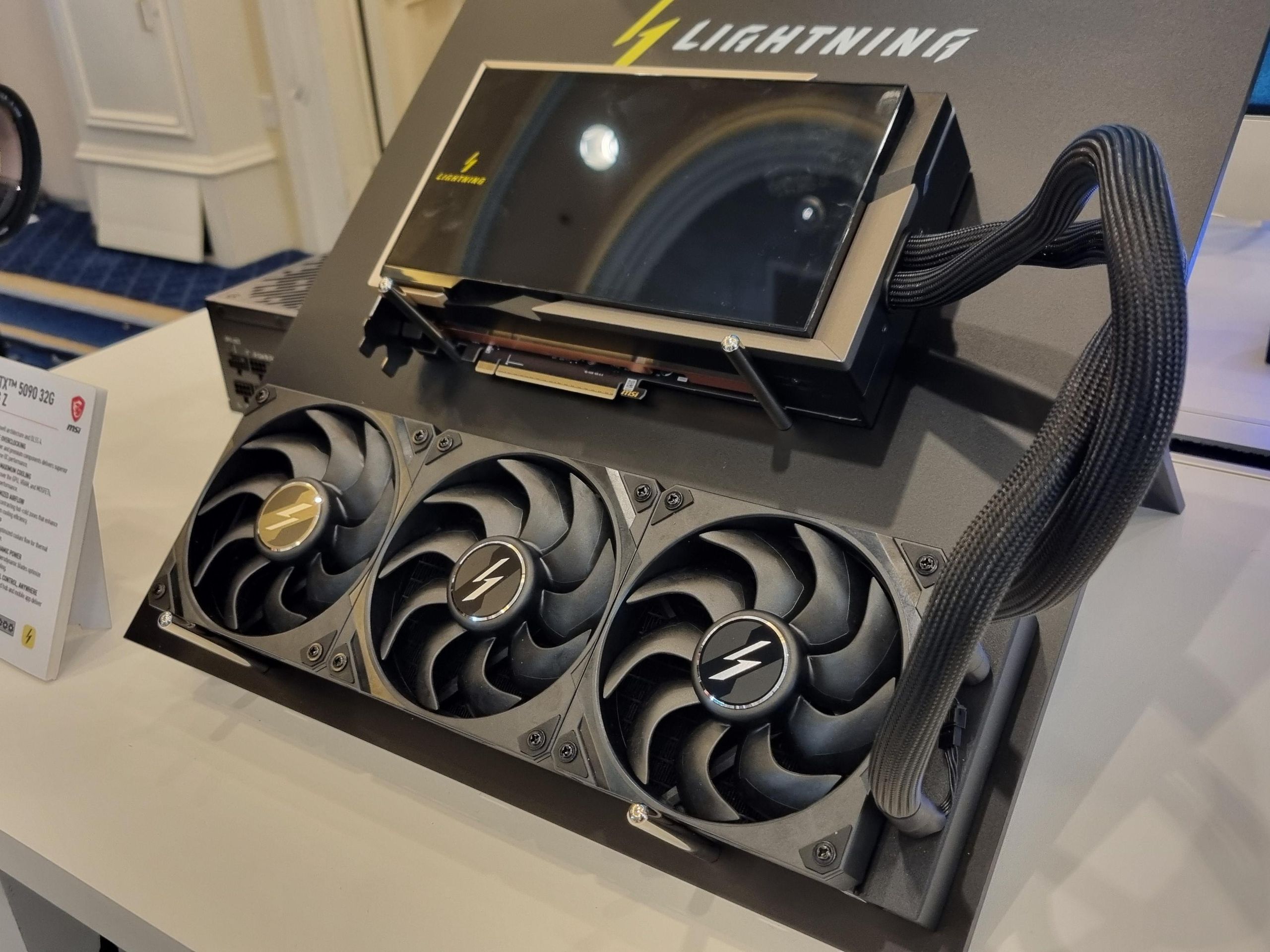MSI's $5,000+ Lightning Z RTX 5090 has seen real-world tests and