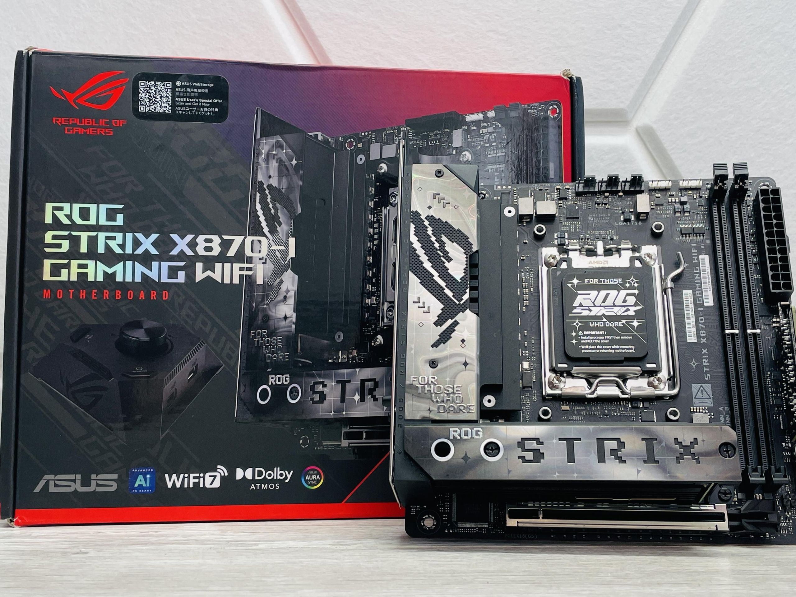 ASUS ROG STRIX X870-I GAMING WIFI 動作確認済み ROG STRIX X870-I GAMING WIFI | ROG Strix | Gaming Motherboards