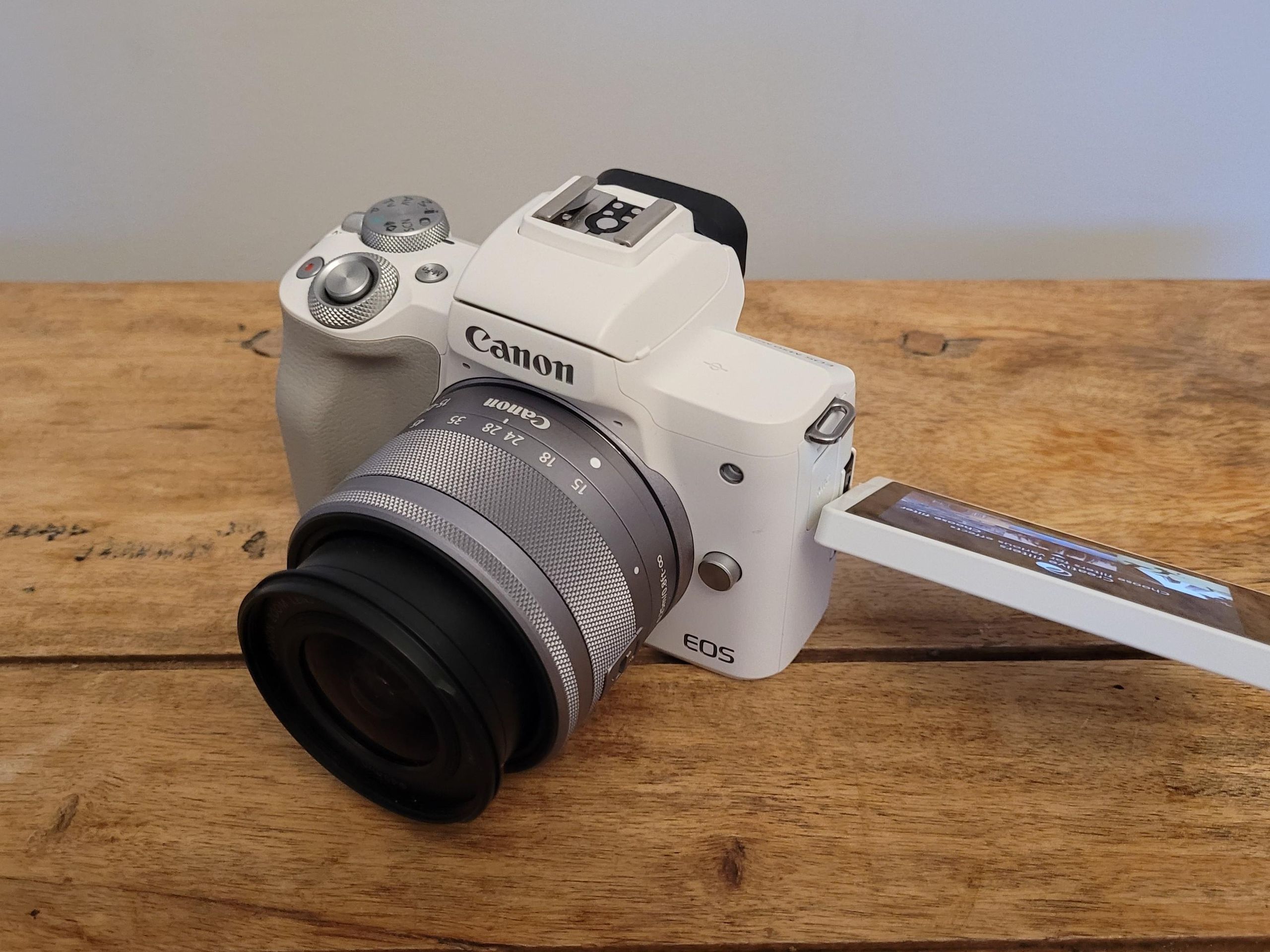 家電 Canon M50 Mark i Canon EOS M50 Mirrorless Camera with 15-45mm Lens, 24.1MP APS-C