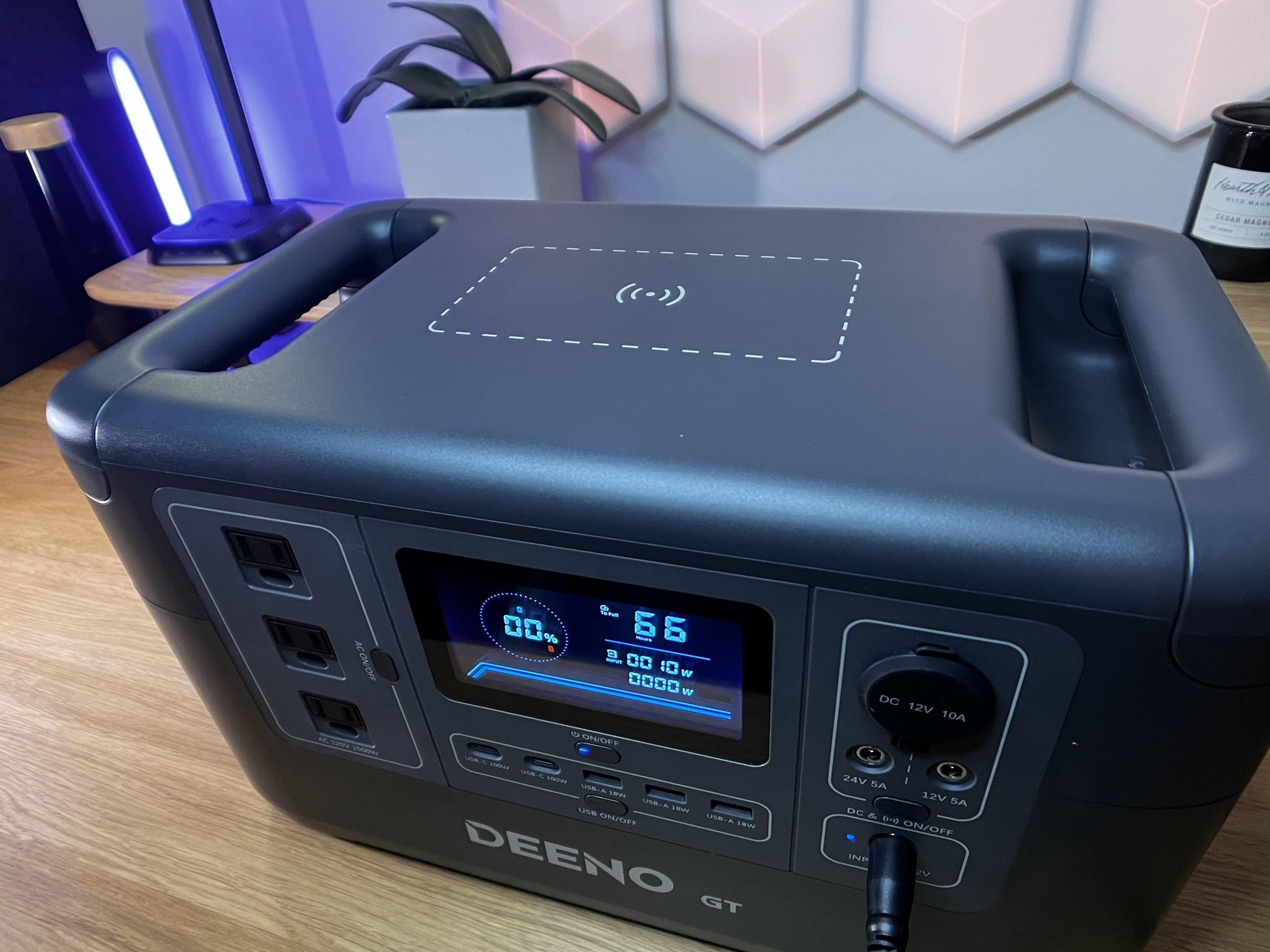 DEENO ポータブル電源 GT X1500 1036Wh 1500W Amazon.com : Portable Power Station, 1036Wh LiFePO4 Battery