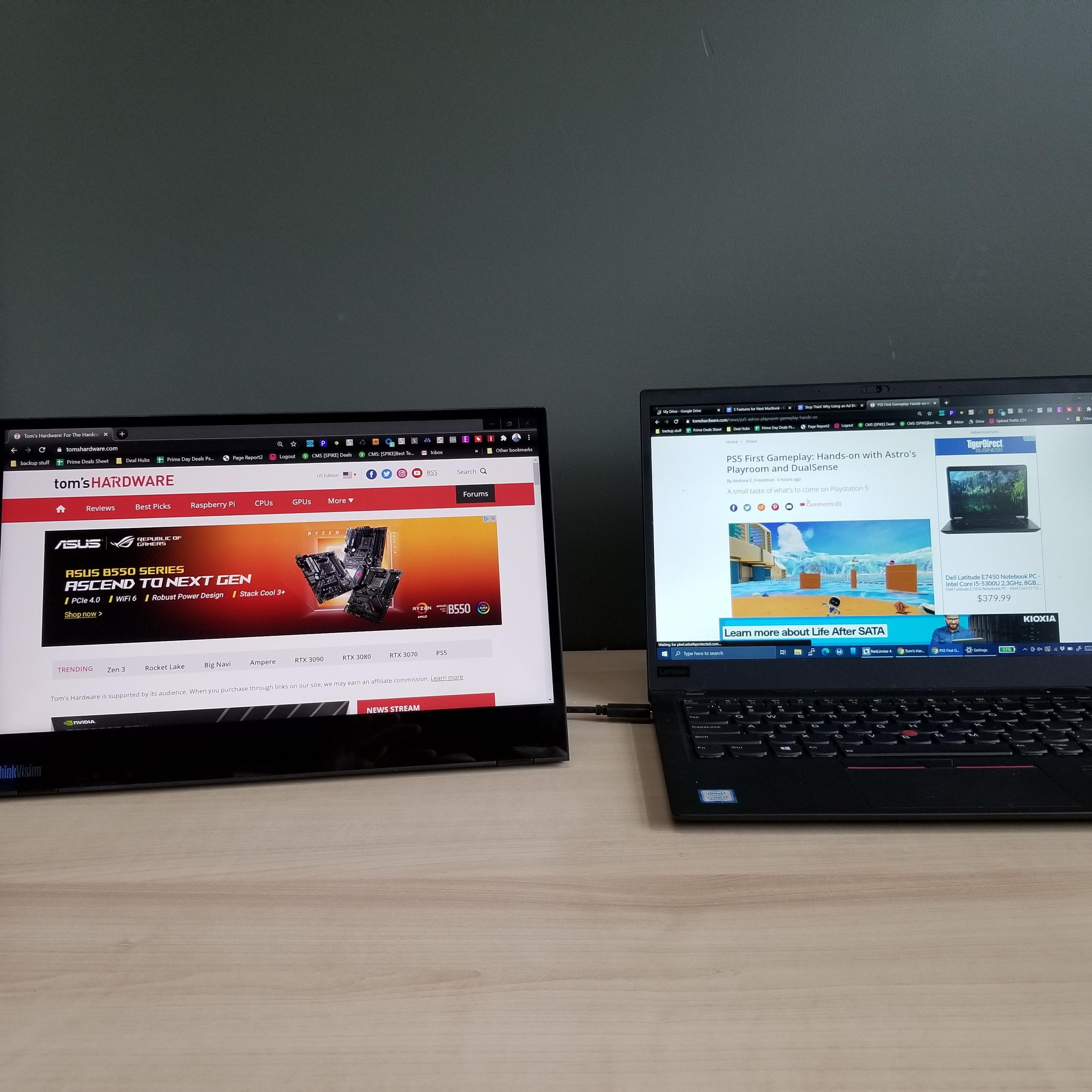 Lenovo ThinkVision M14t Portable Monitor Review: Take Touch With