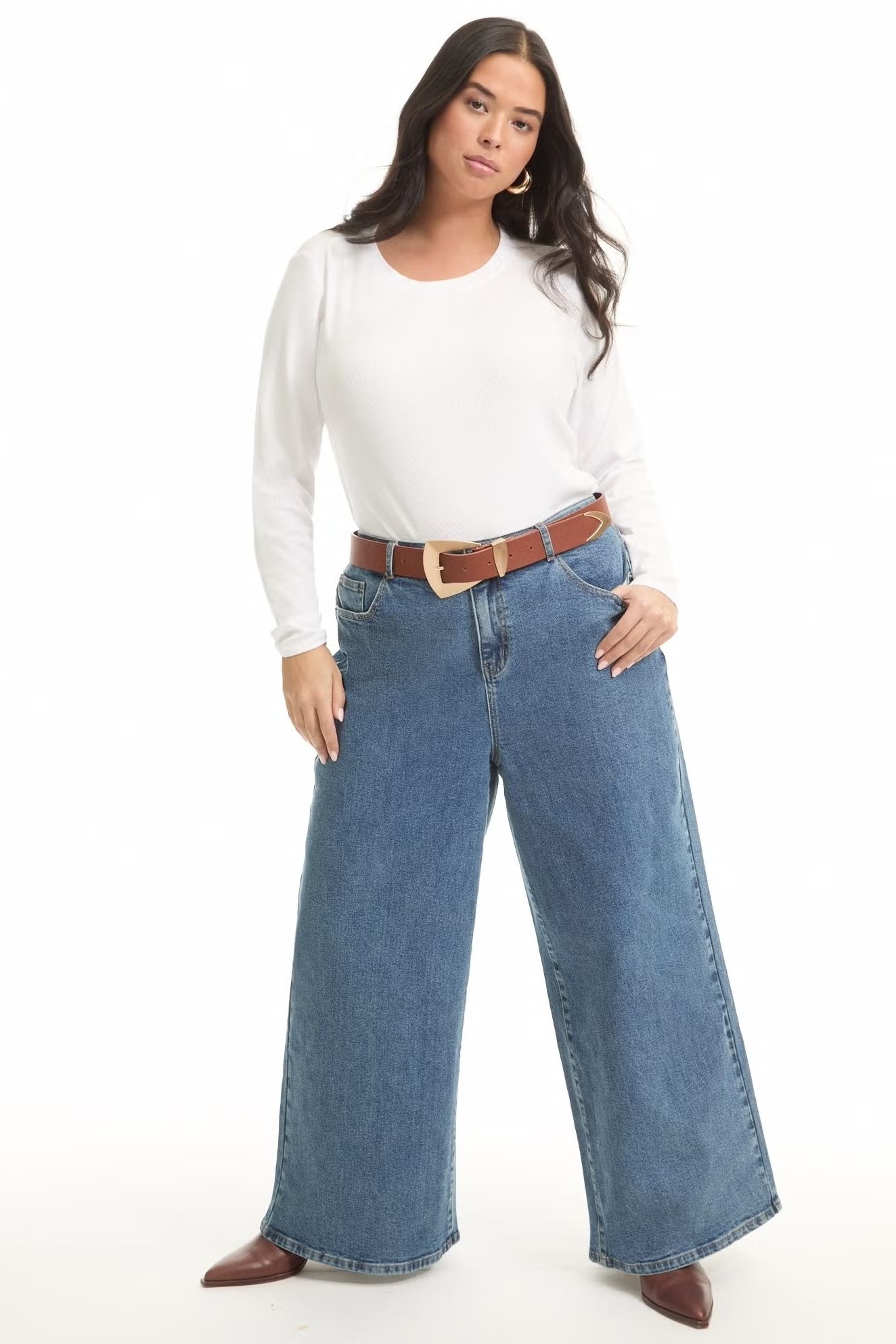 June &amp;amp; Vie June Fit High-Rise Jeans