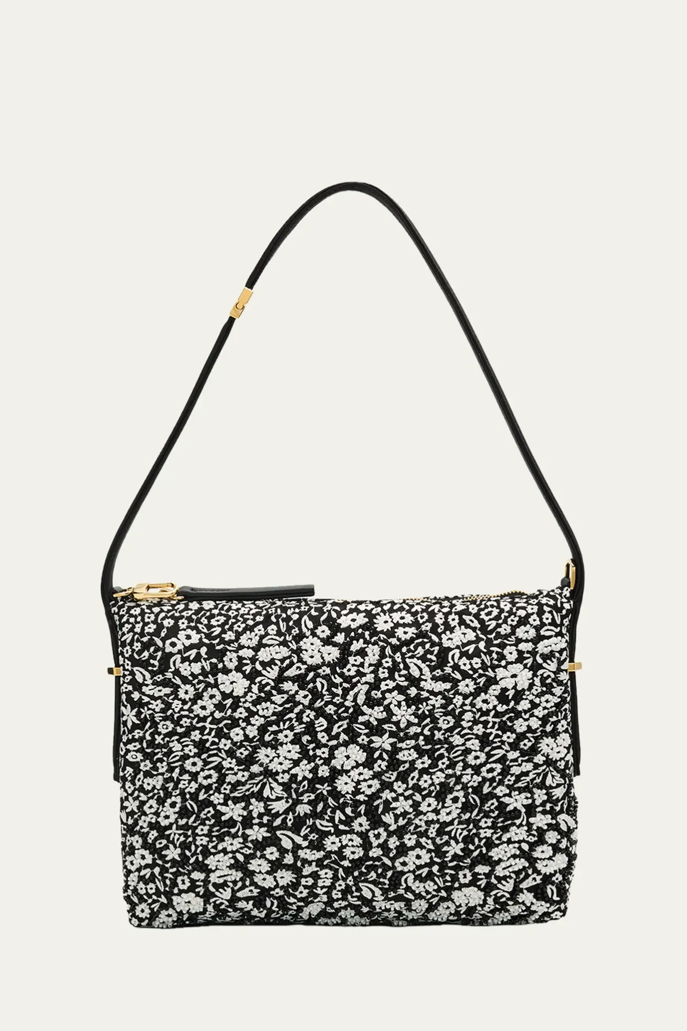Toteme, Bevel Beaded Floral Shoulder Bag