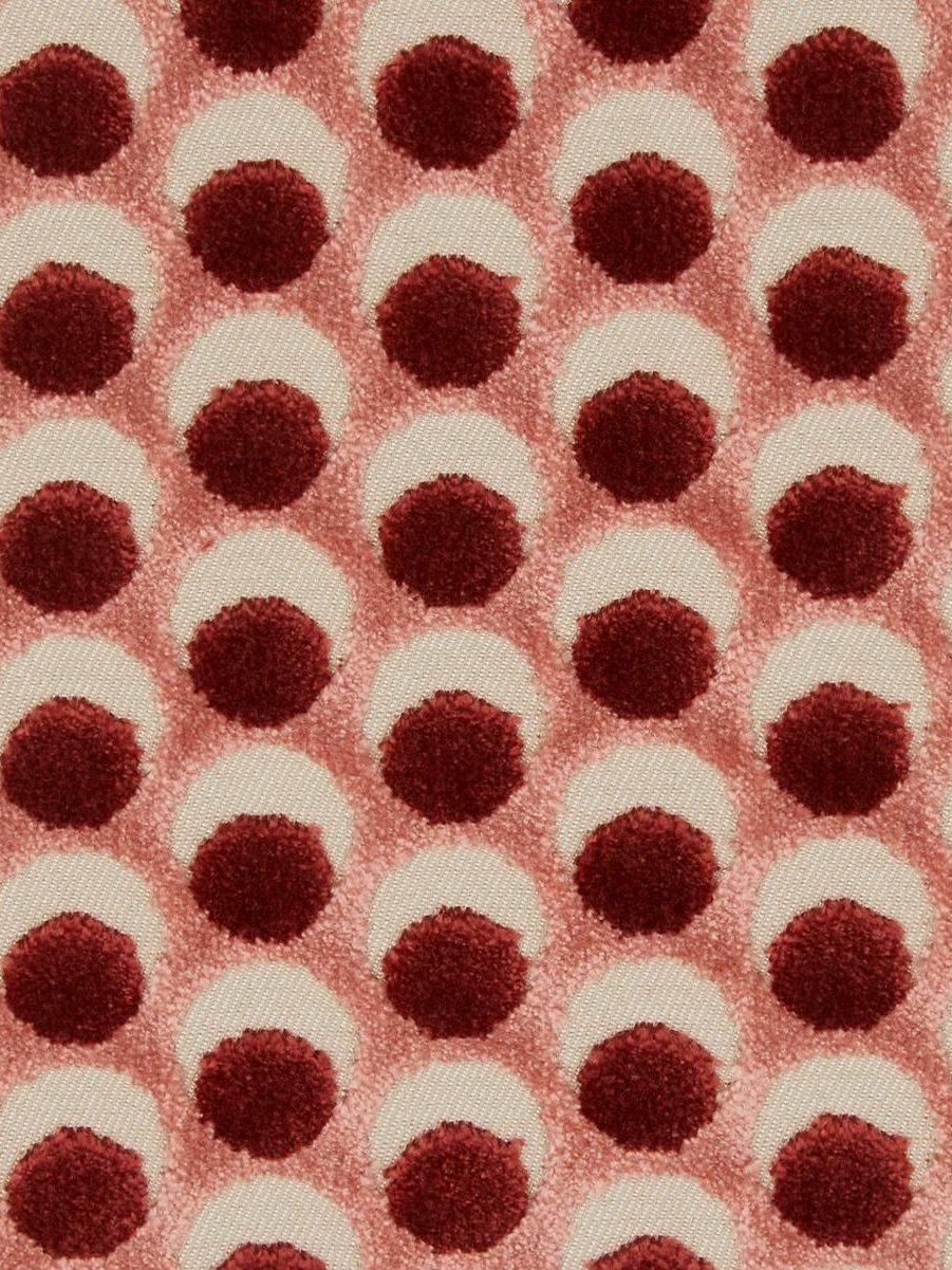 Ottoman Spot Cut Velvet in Lacquer