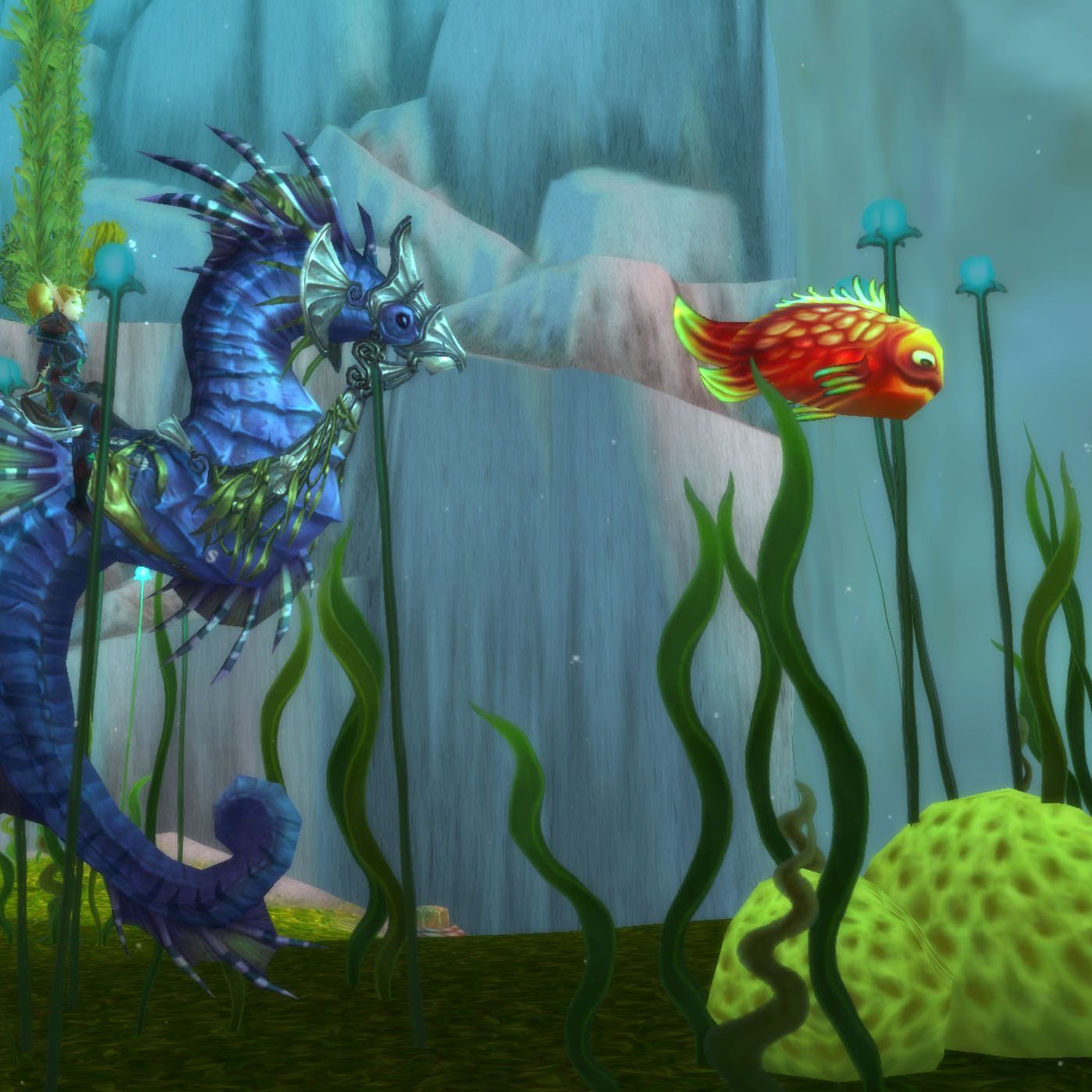 Abyssal Seahorse Mount