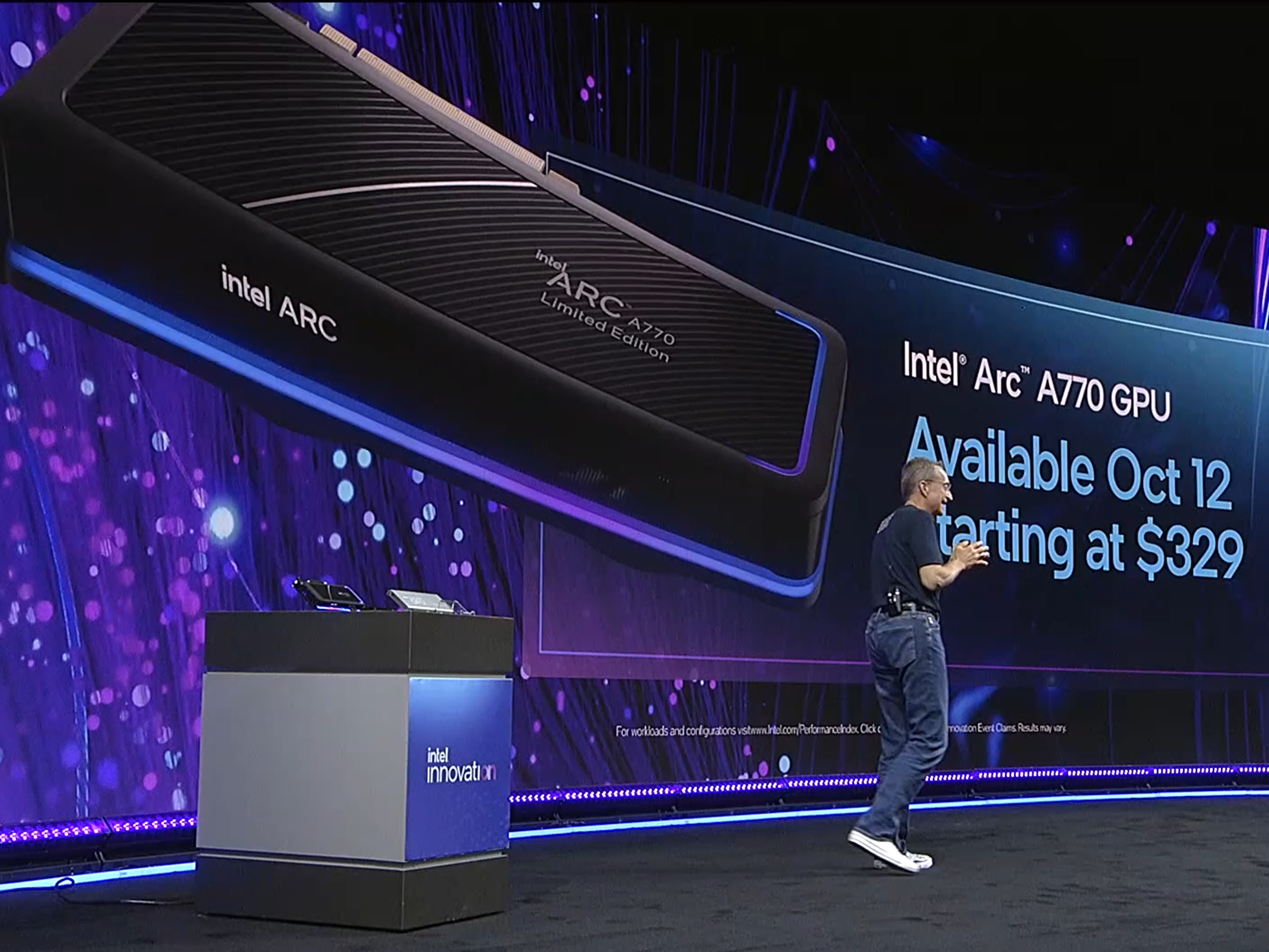 Intel：ARC A770 Limited Edition Hands On With Intel's Arc A770 Limited Edition: A New Card Player