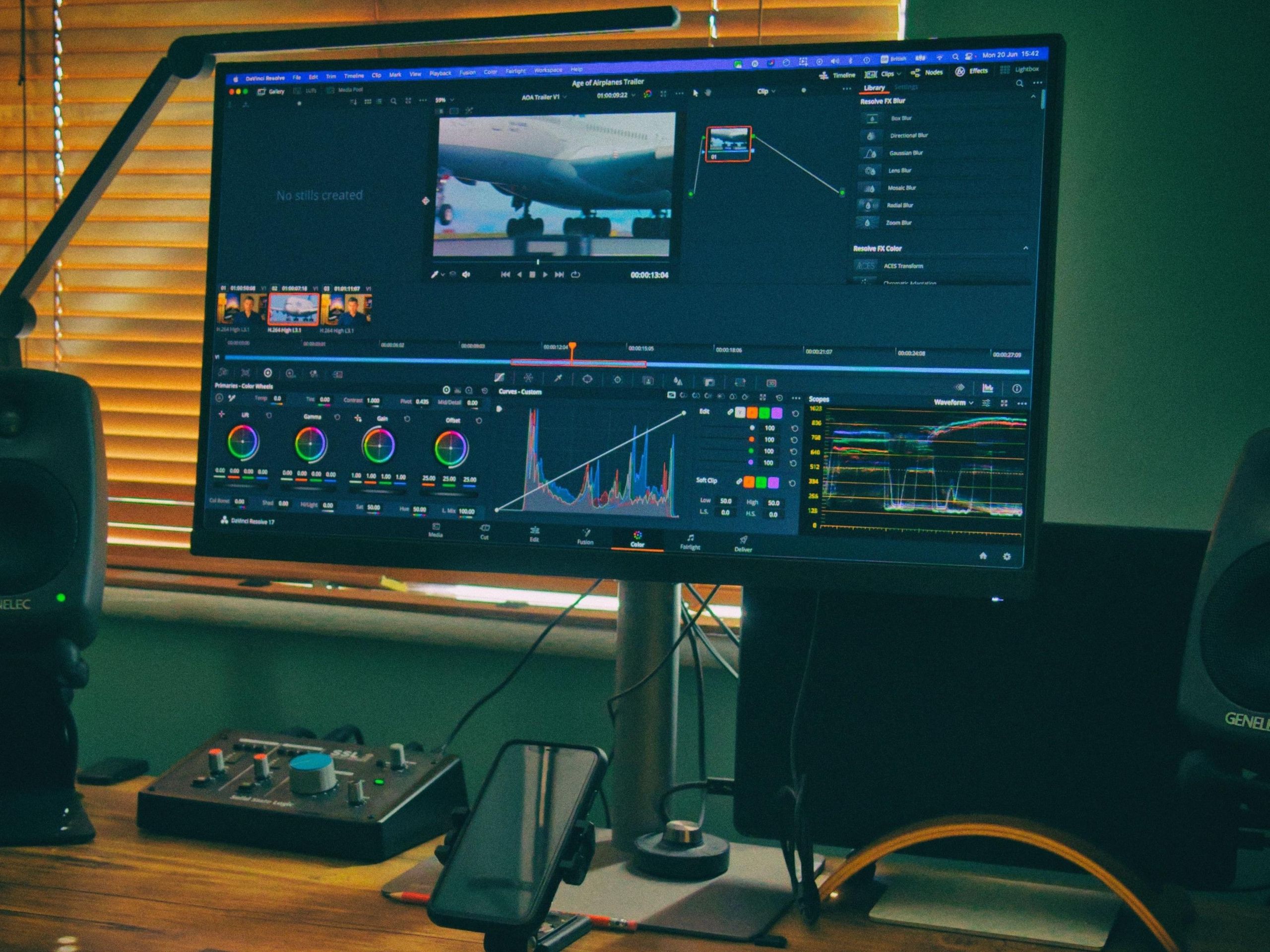 Computer Hardware Monitor Screen