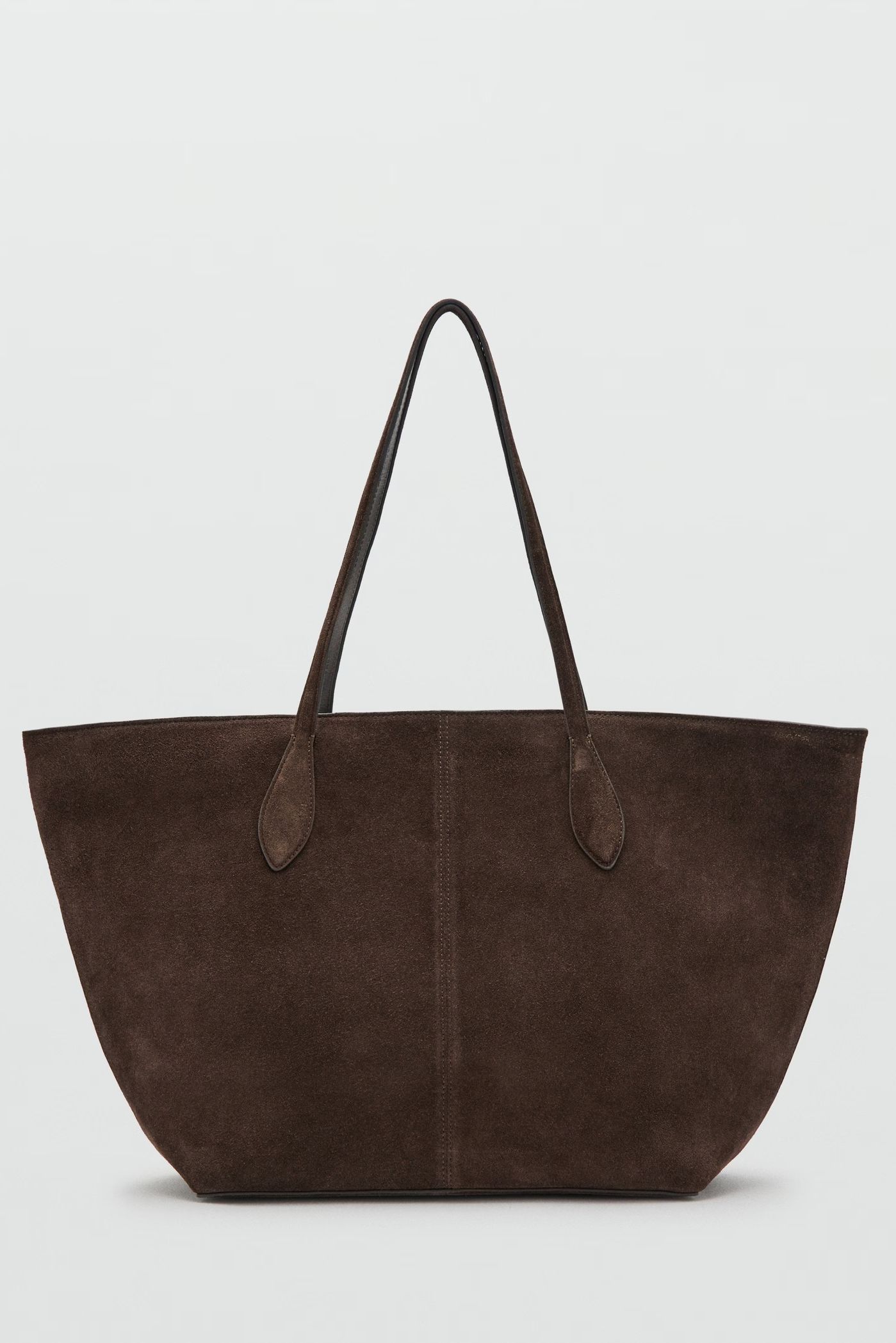 MANGO, Suede Shopper Bag