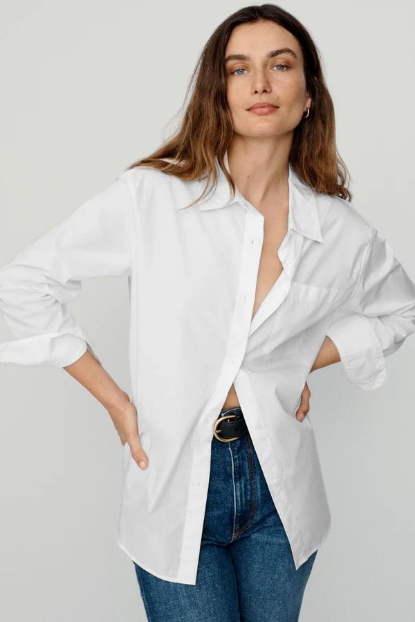Jenny Kayne boyfriend shirt