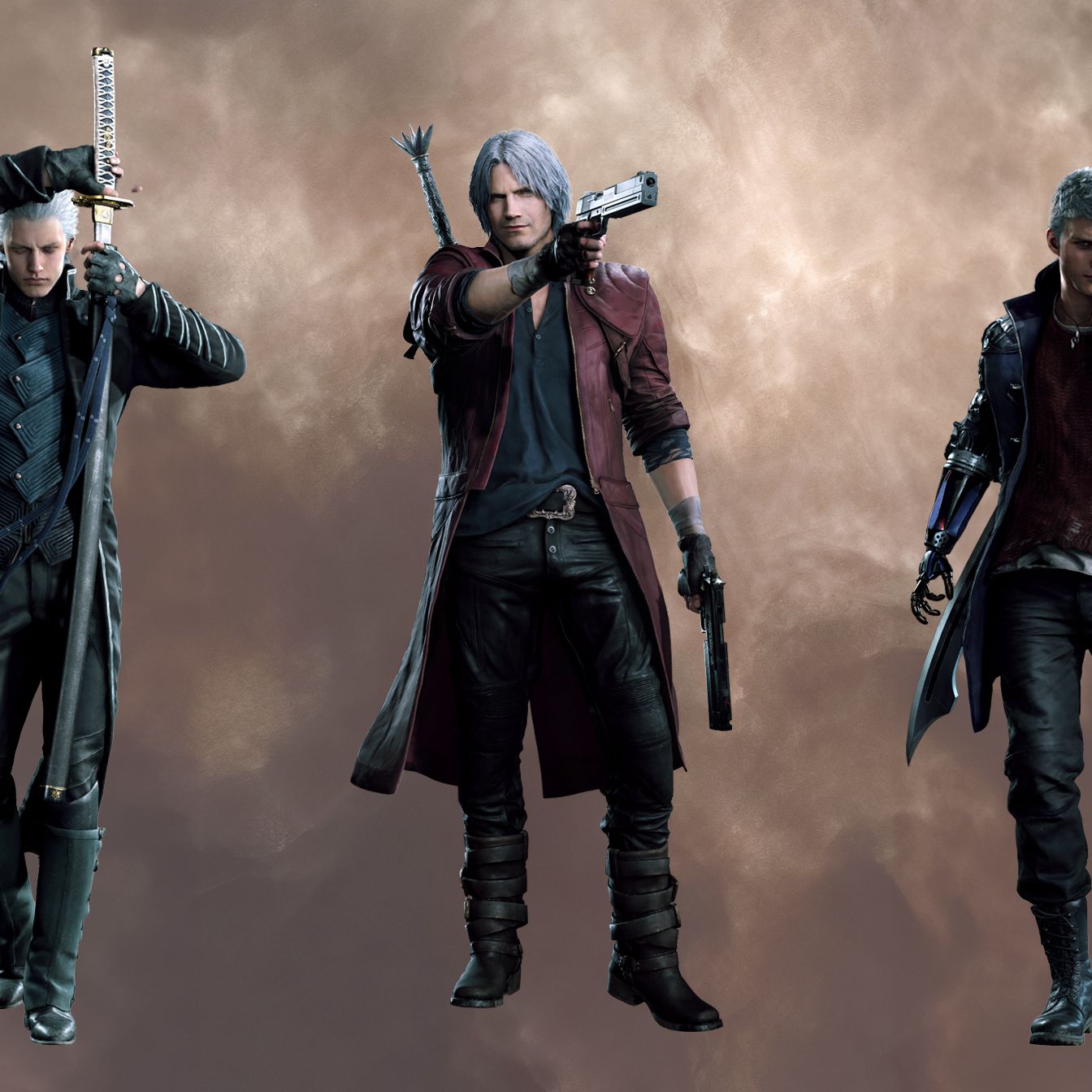 アート・デザイン・音楽 DMC5 SE Character Screen Art File Persona's legendary artist brings Devil May Cry's characters to