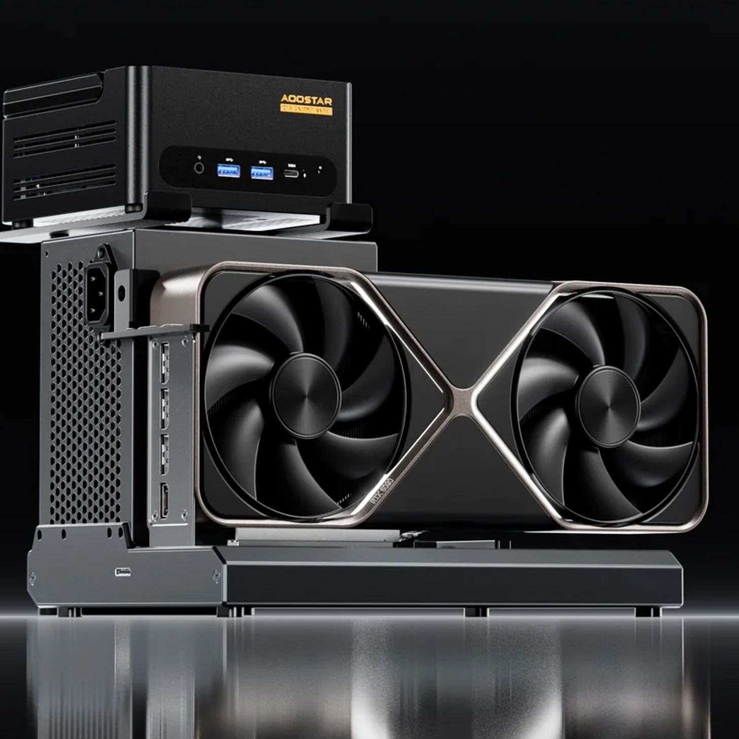 Aoostar teases EG01 eGPU dock with Thunderbolt 5 and OCuLink 