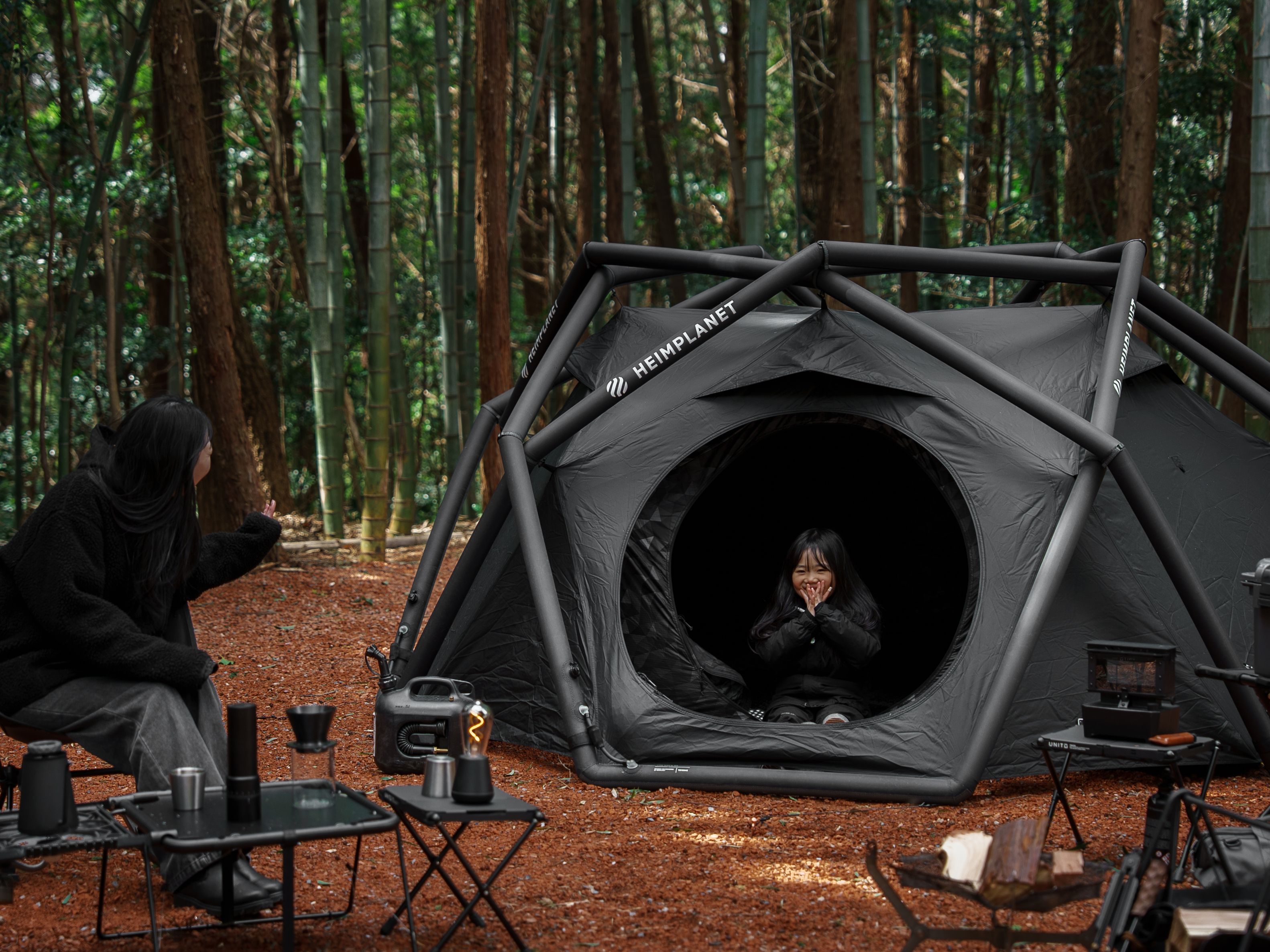 テント・タープ HEIMPLANET THE CAVE black cairo camo THE CAVE, black cairo camo, limited edition