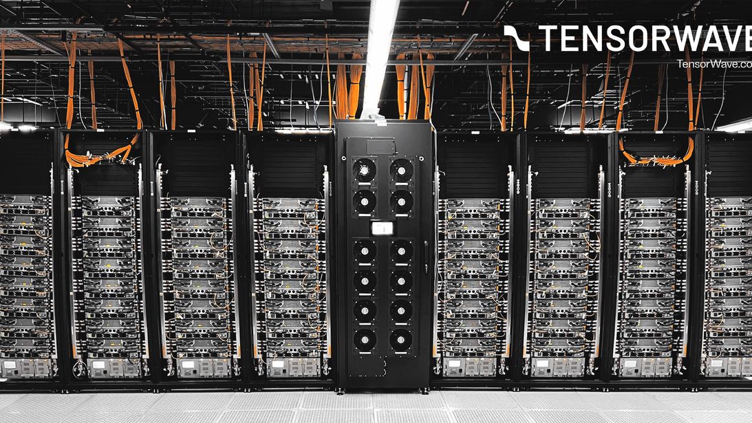 TensorWave just deployed the largest AMD GPU training cluster in